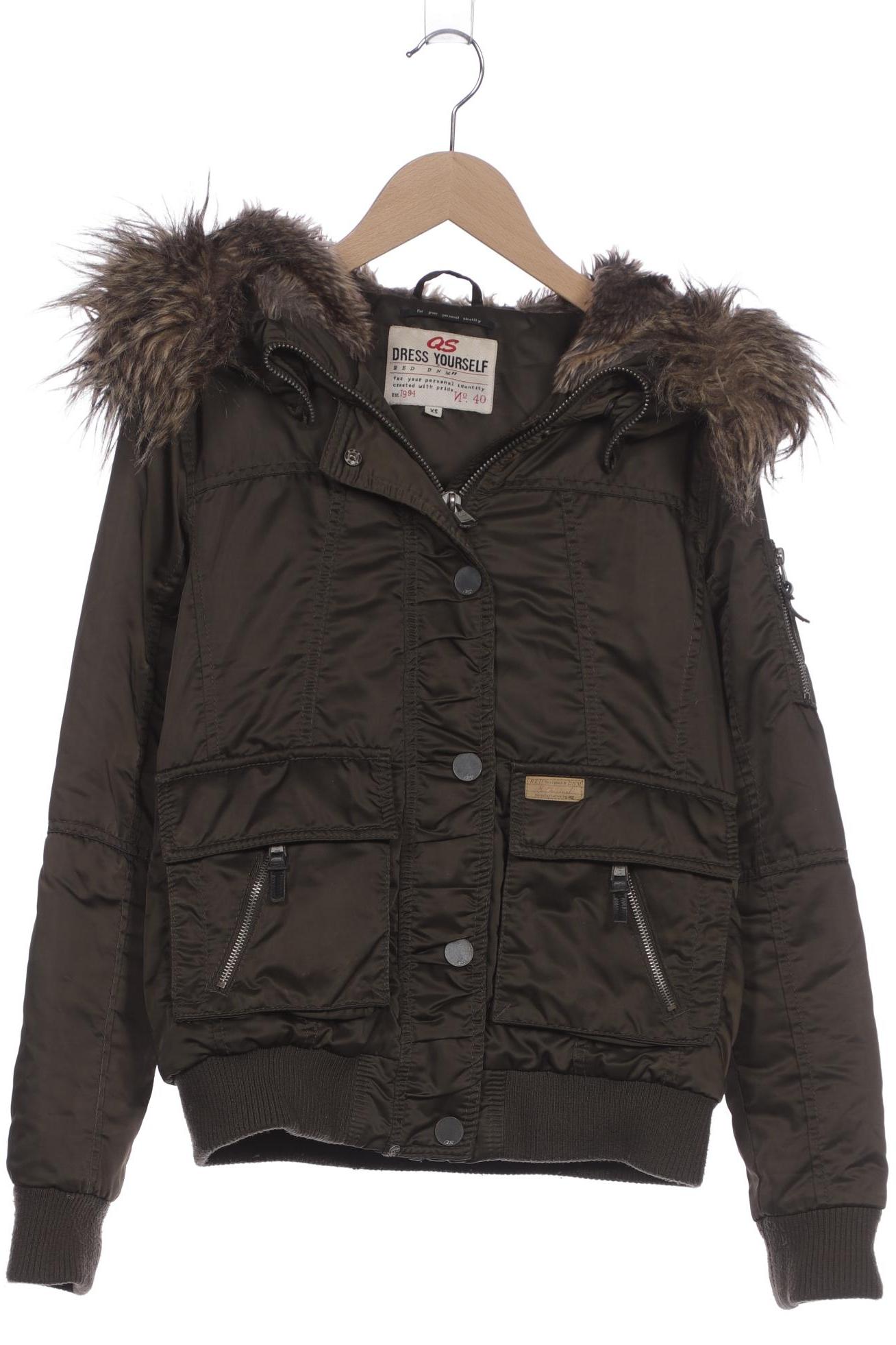 

QS by s.Oliver Damen Jacke, grün, Gr. 34