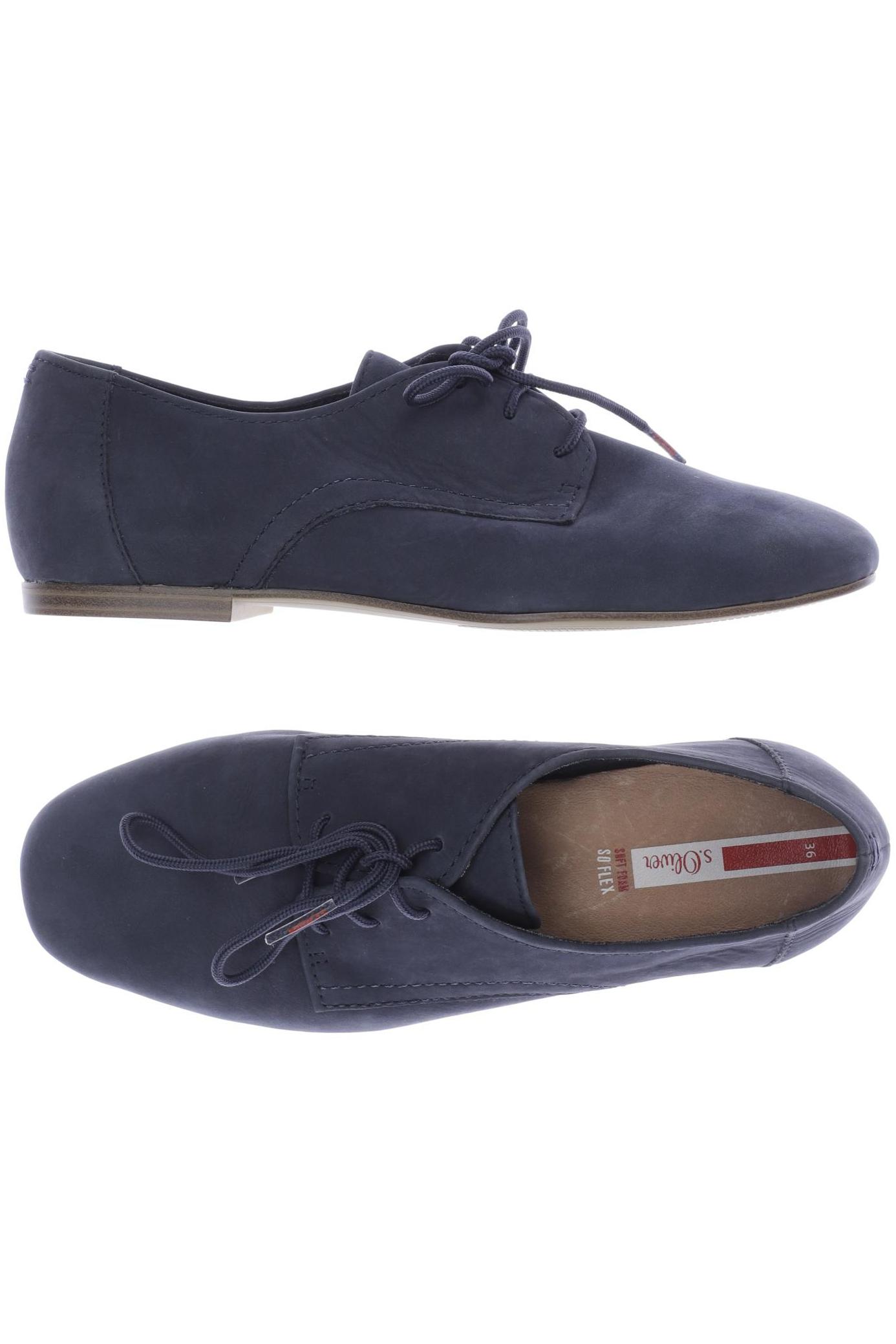 

QS by s.Oliver Damen Halbschuh, marineblau, Gr. 36