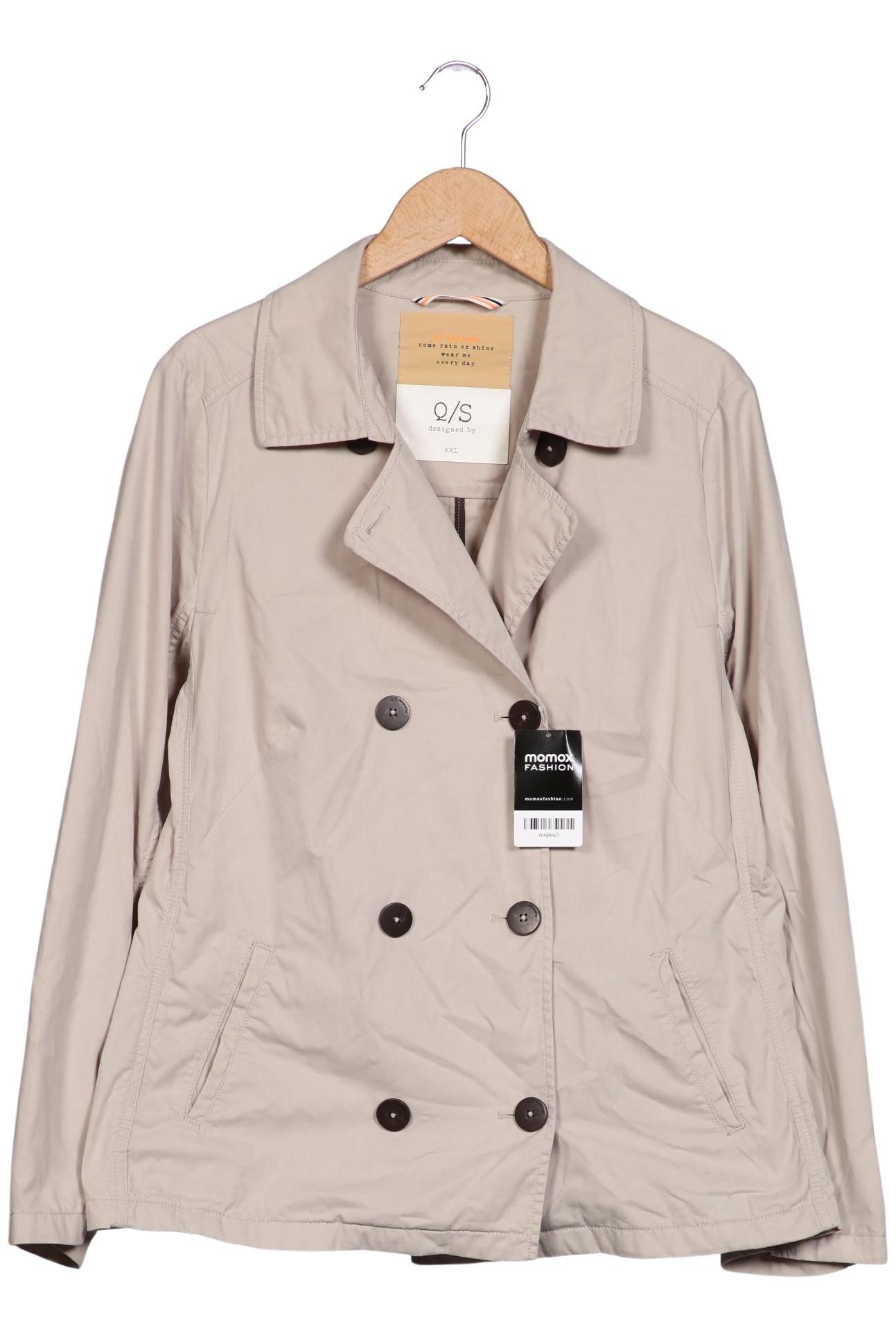 

QS by s.Oliver Damen Jacke, beige, Gr. 46