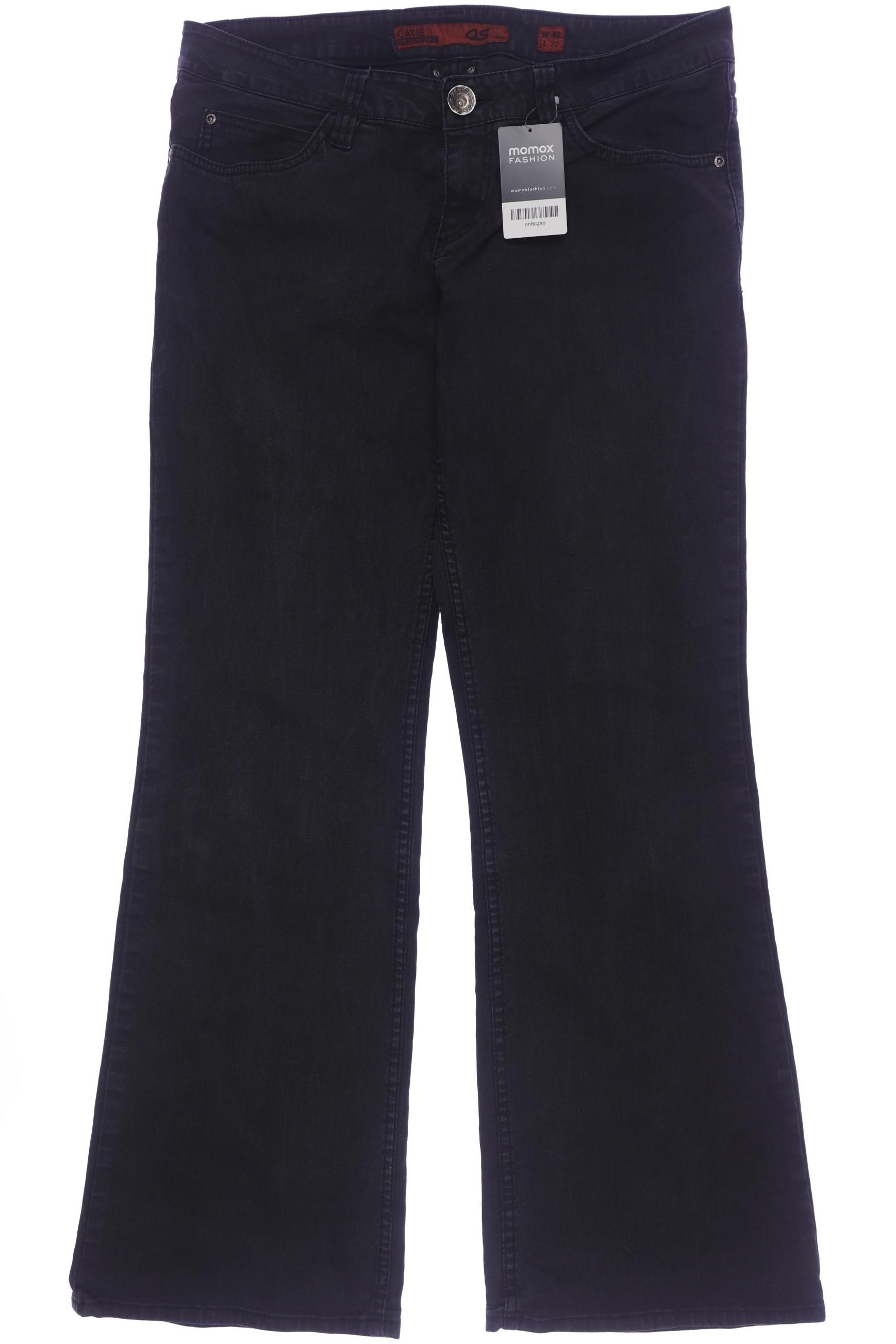 

QS by s.Oliver Damen Jeans, schwarz, Gr. 42