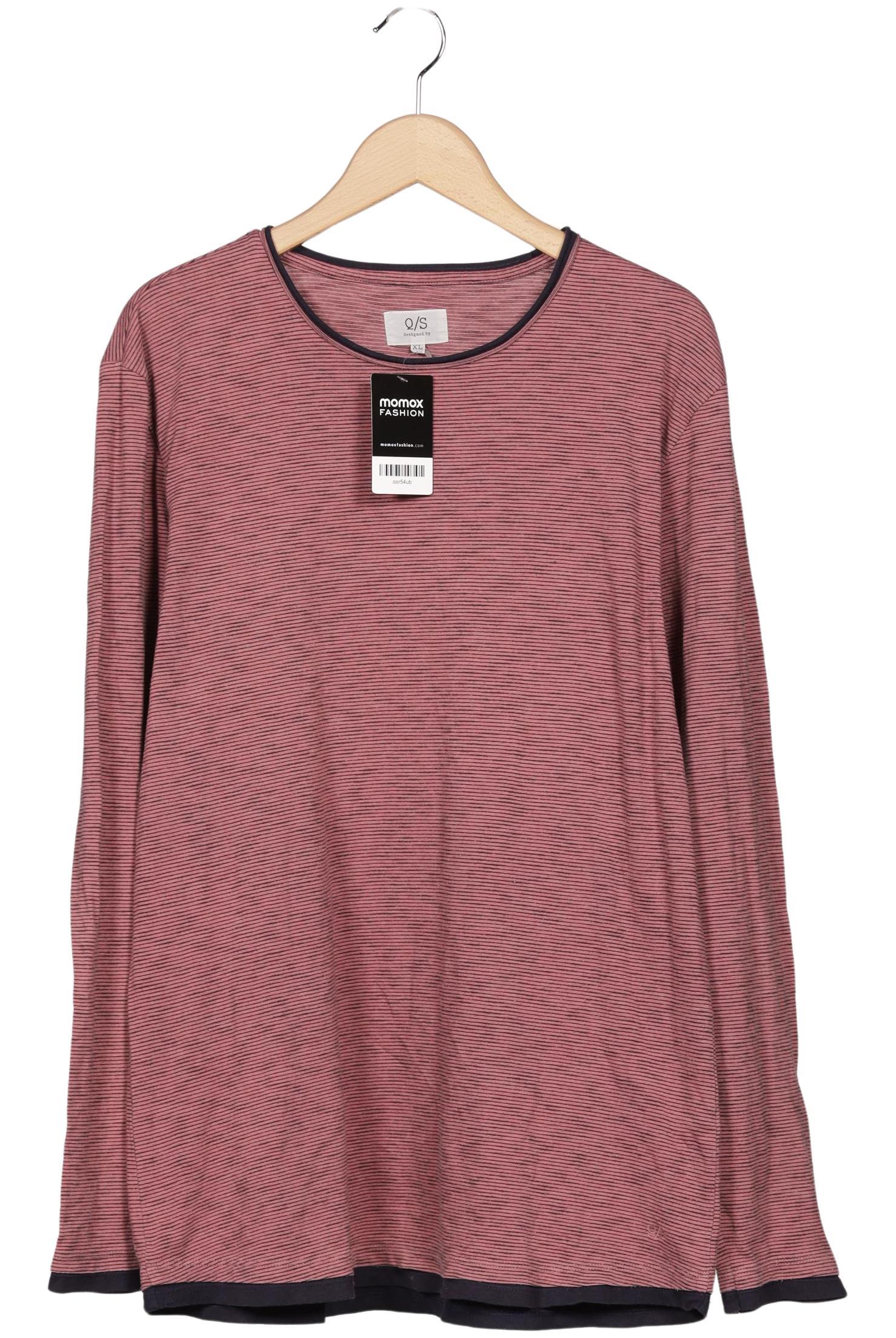 Thumbnail - QS by s.Oliver Herren Langarmshirt, pink, Gr. 54