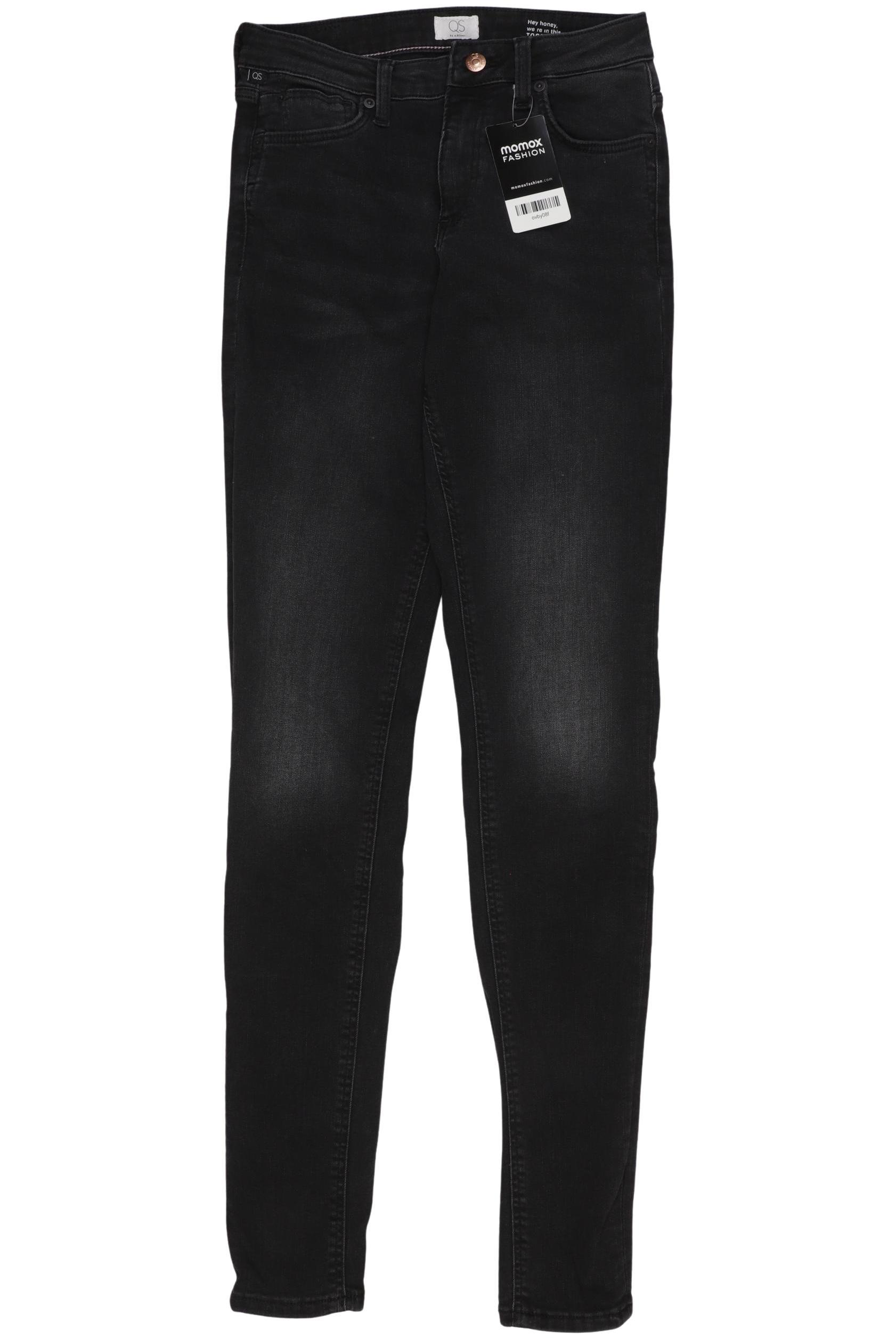 

QS by s.Oliver Damen Jeans, schwarz, Gr. 34