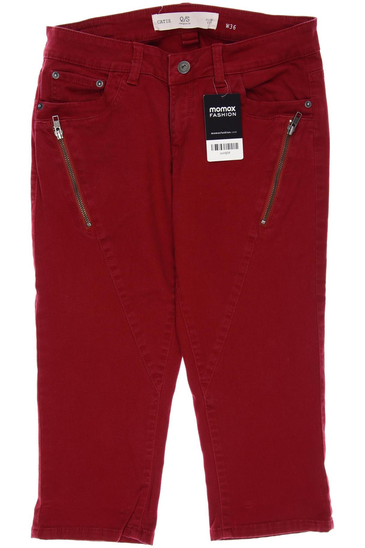 

QS by s.Oliver Damen Shorts, rot, Gr. 36