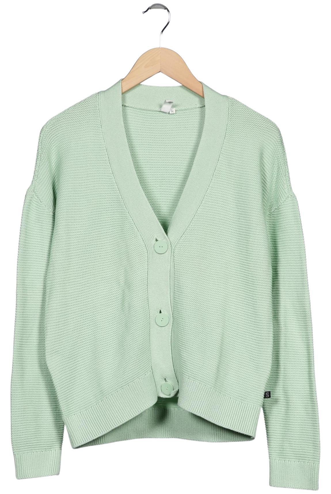 

QS by s.Oliver Damen Strickjacke, hellgrün, Gr. 38