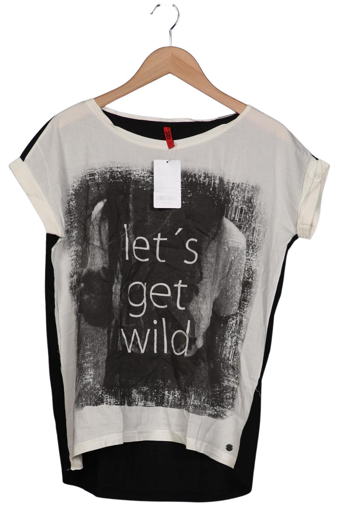 

QS by s.Oliver Damen T-Shirt, mehrfarbig, Gr. 42