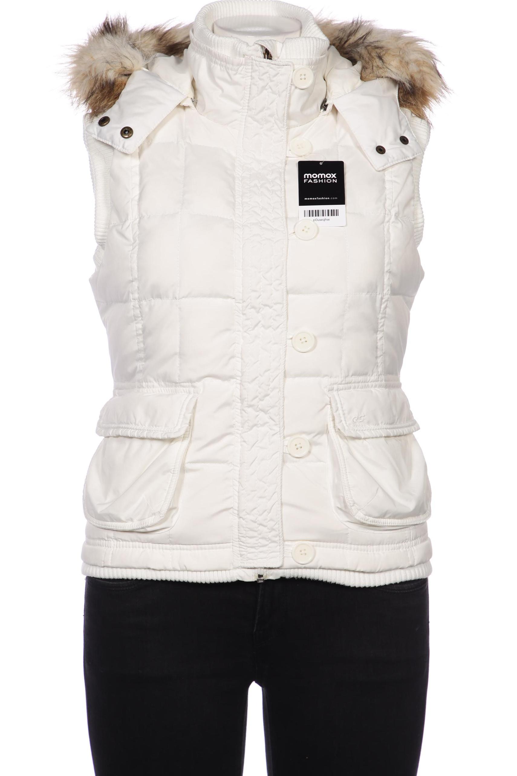 

QS by s.Oliver Damen Weste, weiß, Gr. 42