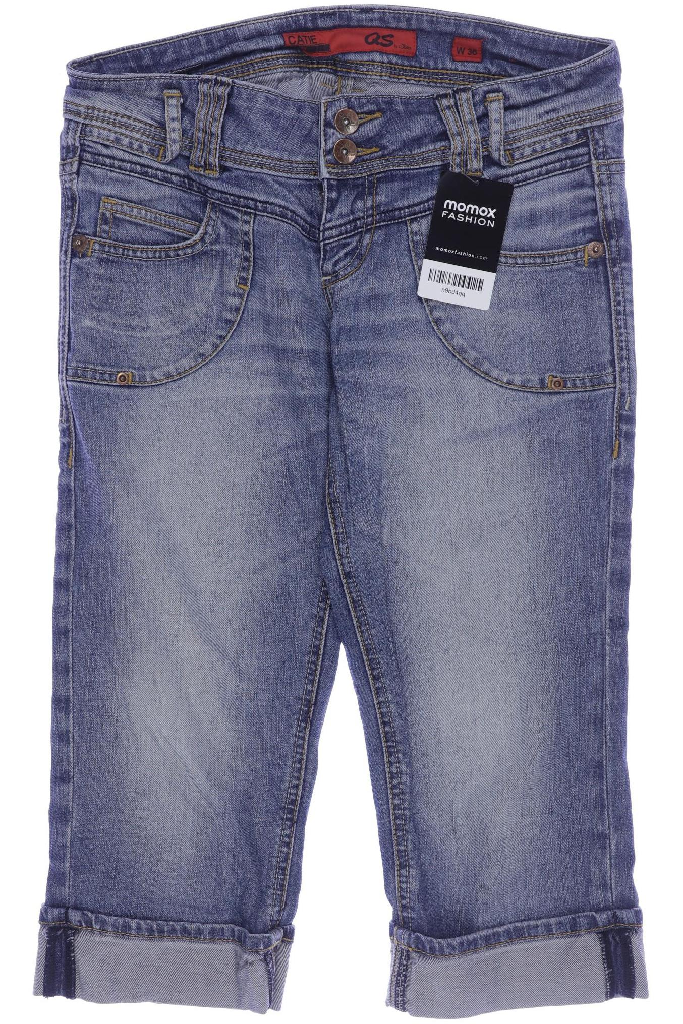 

QS by s.Oliver Damen Shorts, blau, Gr. 36