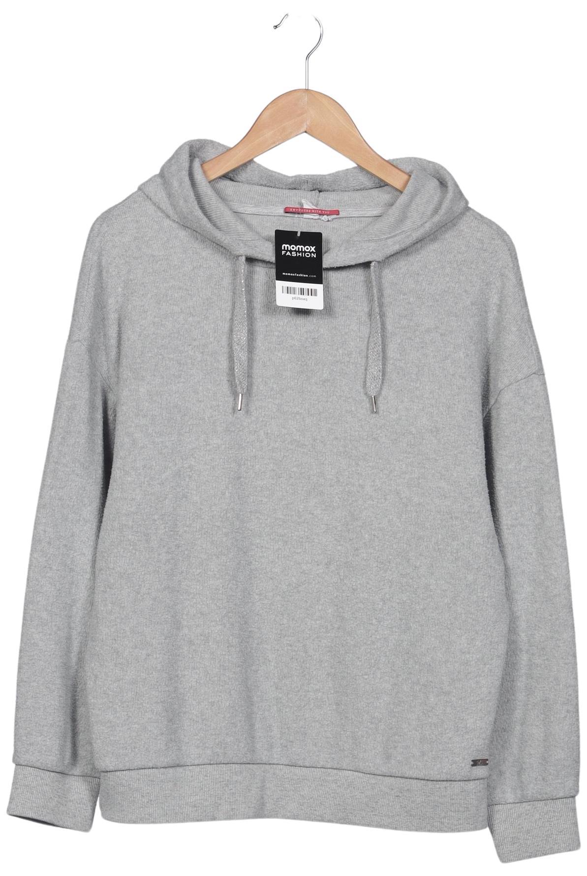 

QS by s.Oliver Damen Kapuzenpullover, grau, Gr. 44