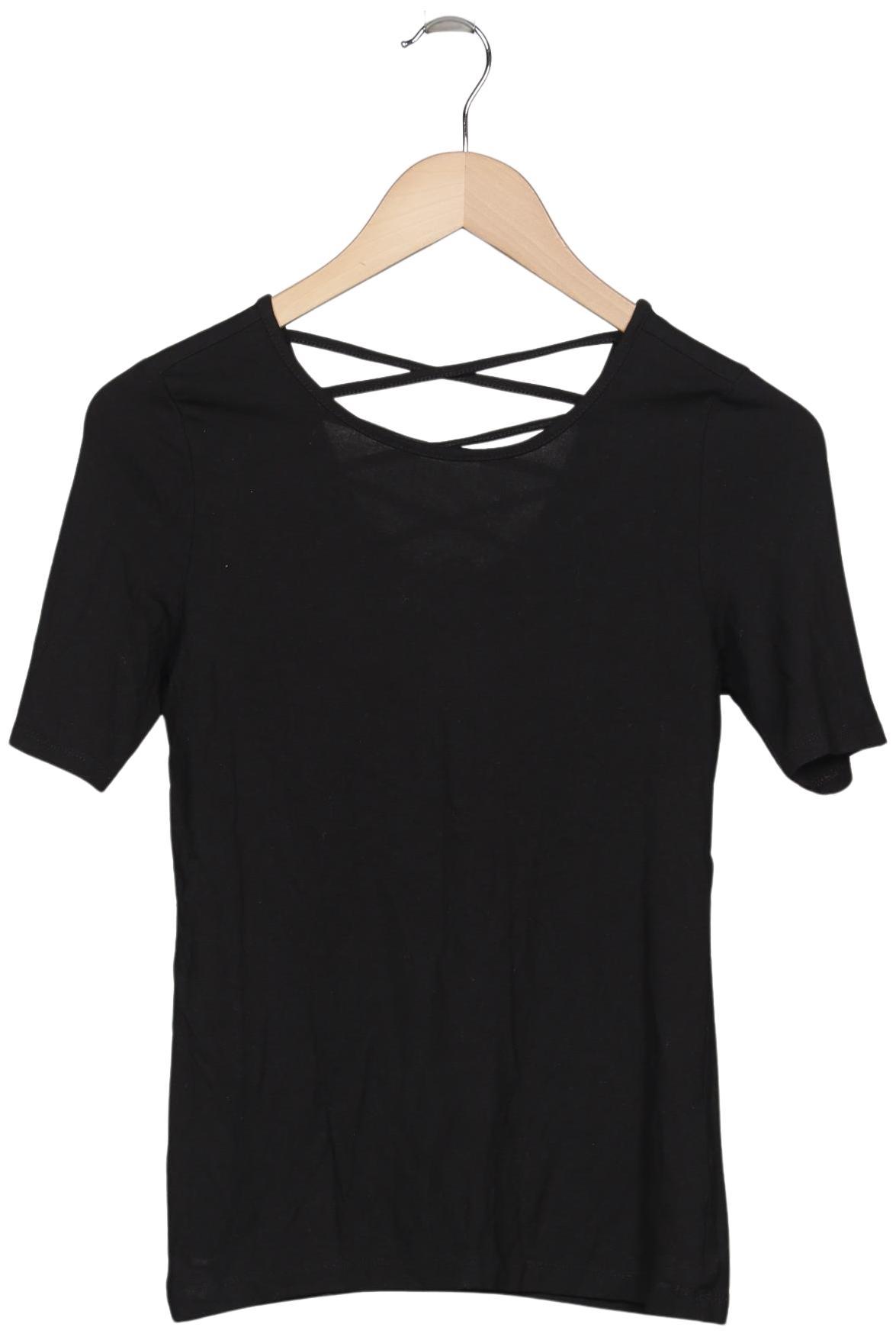

QS by s.Oliver Damen T-Shirt, schwarz, Gr. 36