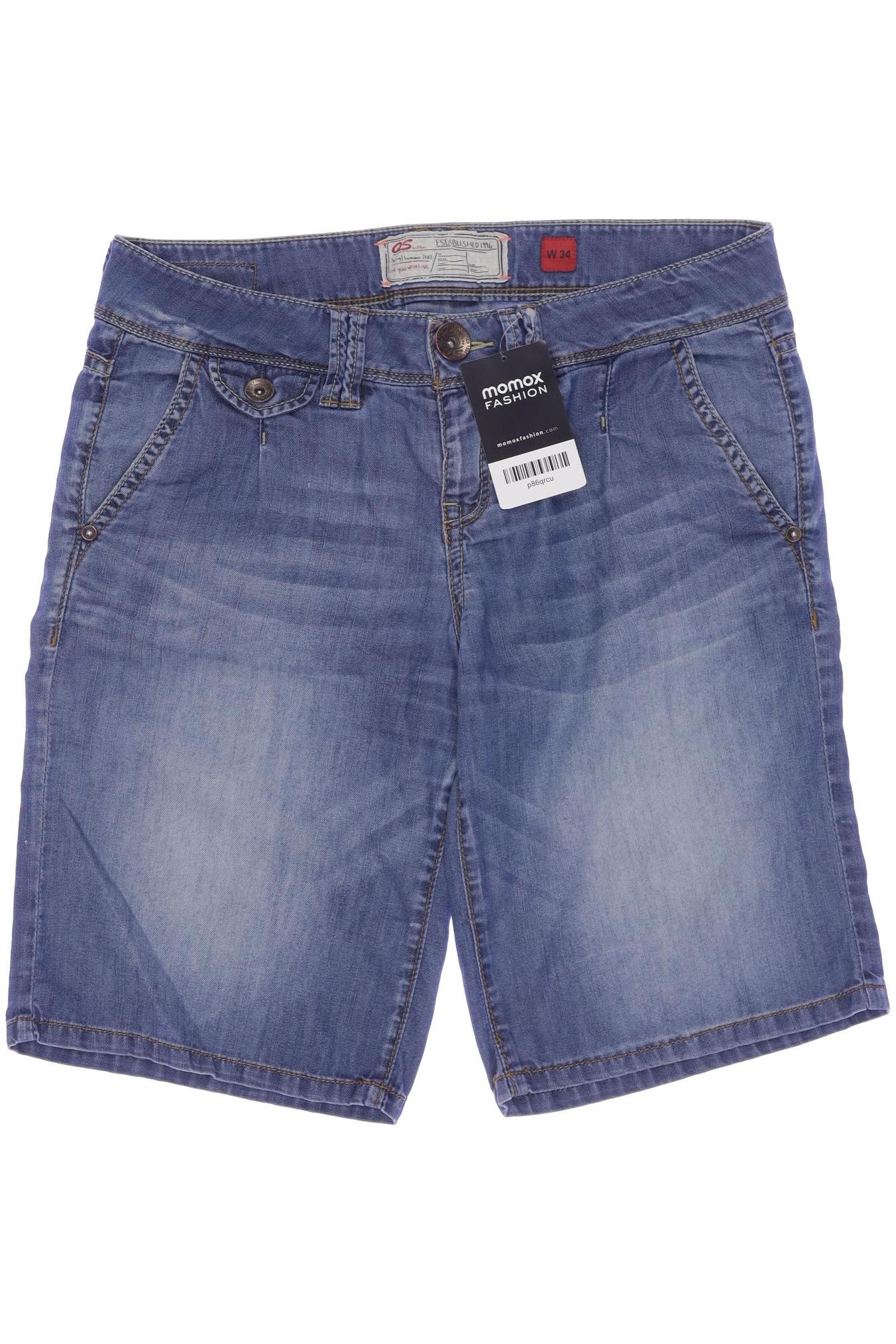

QS by s.Oliver Damen Shorts, blau, Gr. 34