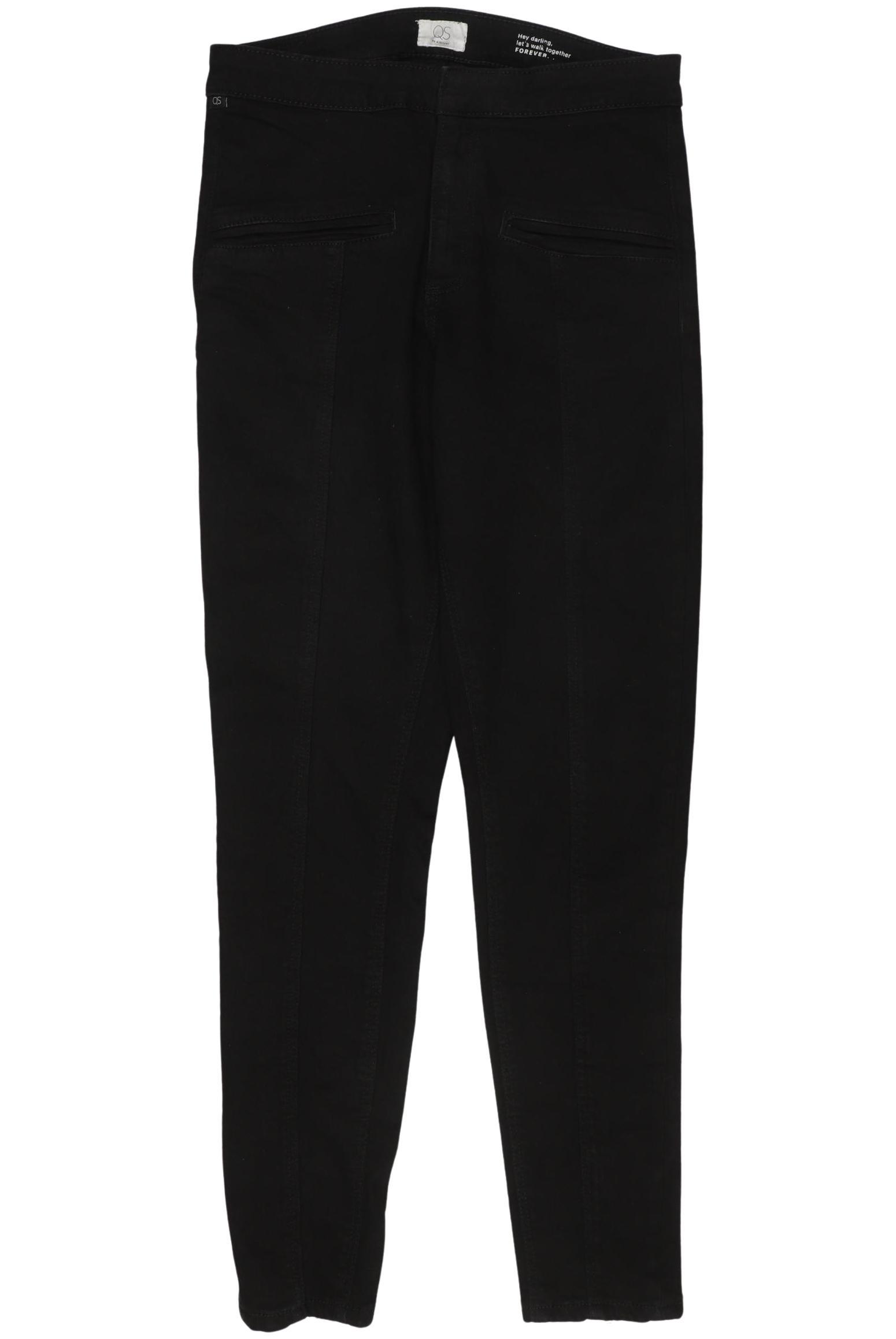 

QS by s.Oliver Damen Stoffhose, schwarz, Gr. 36