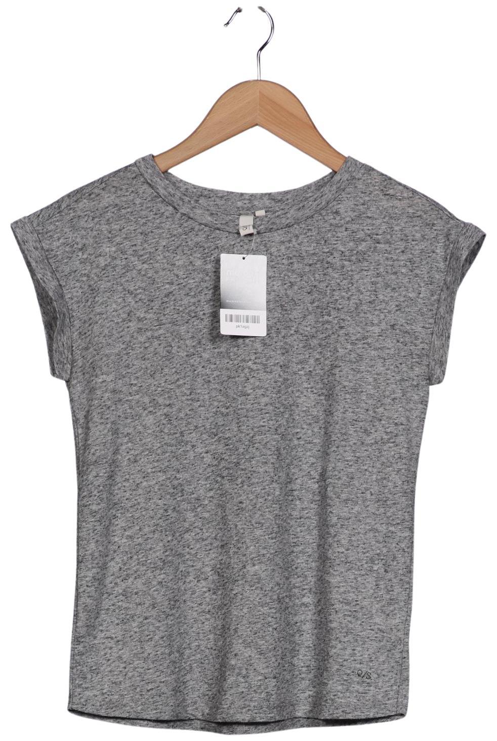 

QS by s.Oliver Damen T-Shirt, grau, Gr. 34