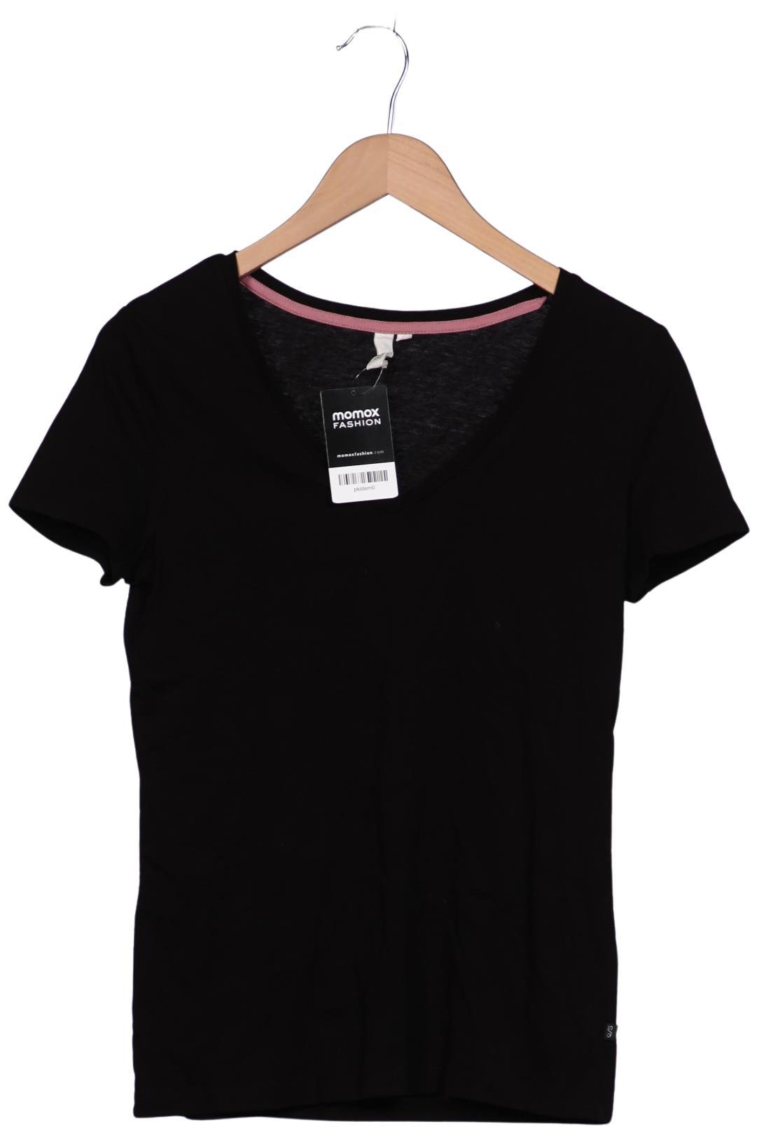 

QS by s.Oliver Damen T-Shirt, schwarz, Gr. 36