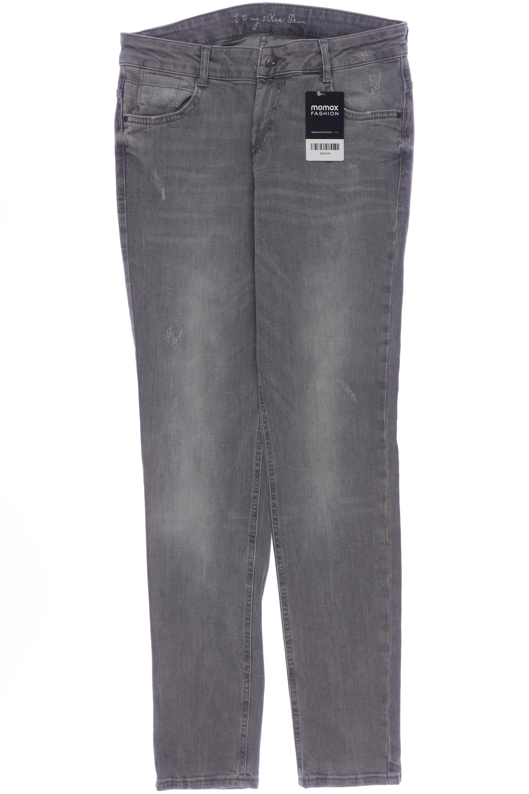 

QS by s.Oliver Damen Jeans, grau, Gr. 38