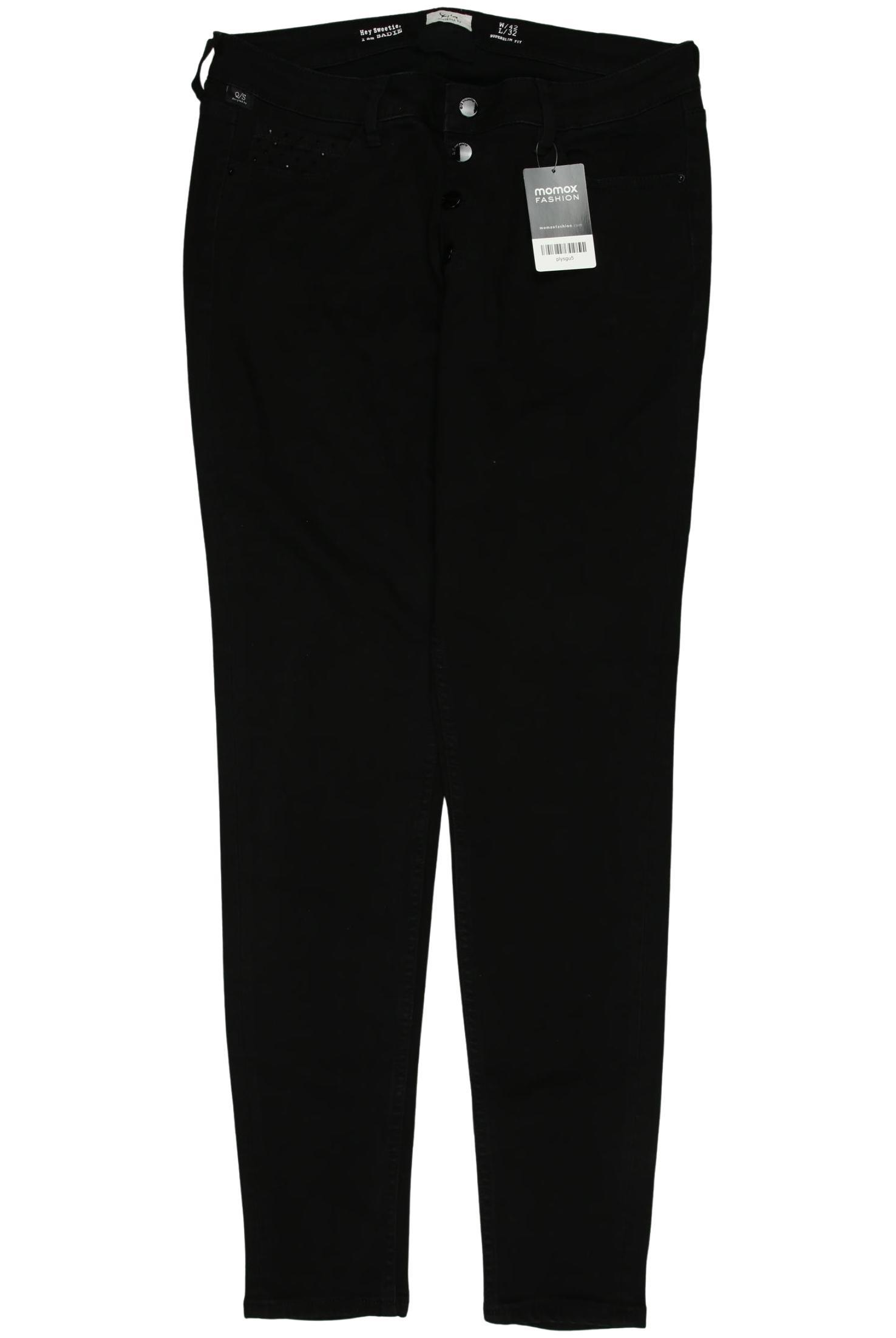 

QS by s.Oliver Damen Jeans, schwarz, Gr. 42