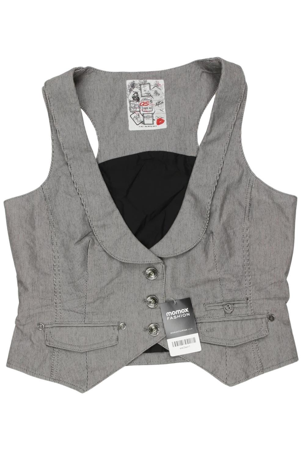 

QS by s.Oliver Damen Weste, grau, Gr. 42