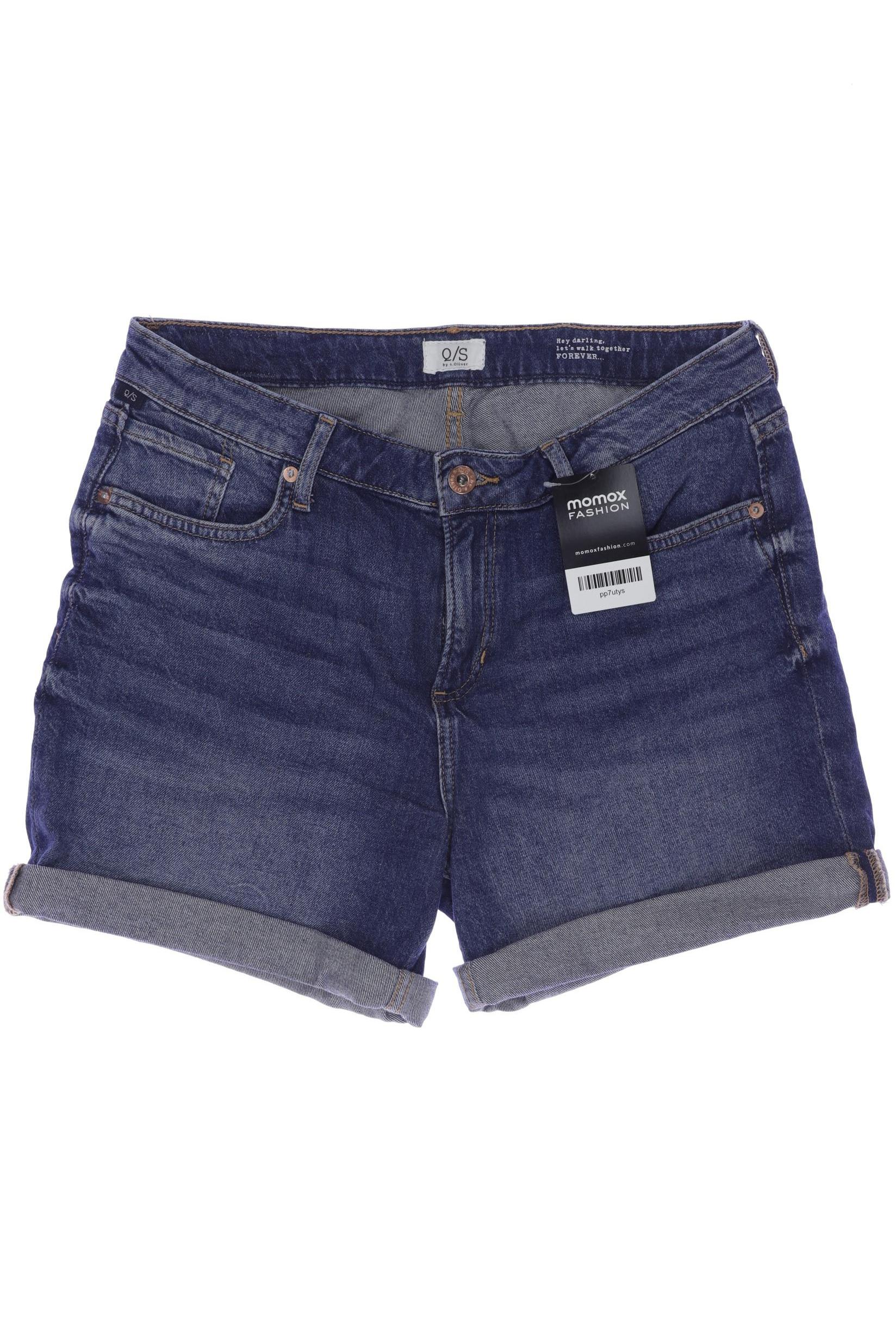 

QS by s.Oliver Damen Shorts, blau, Gr. 34