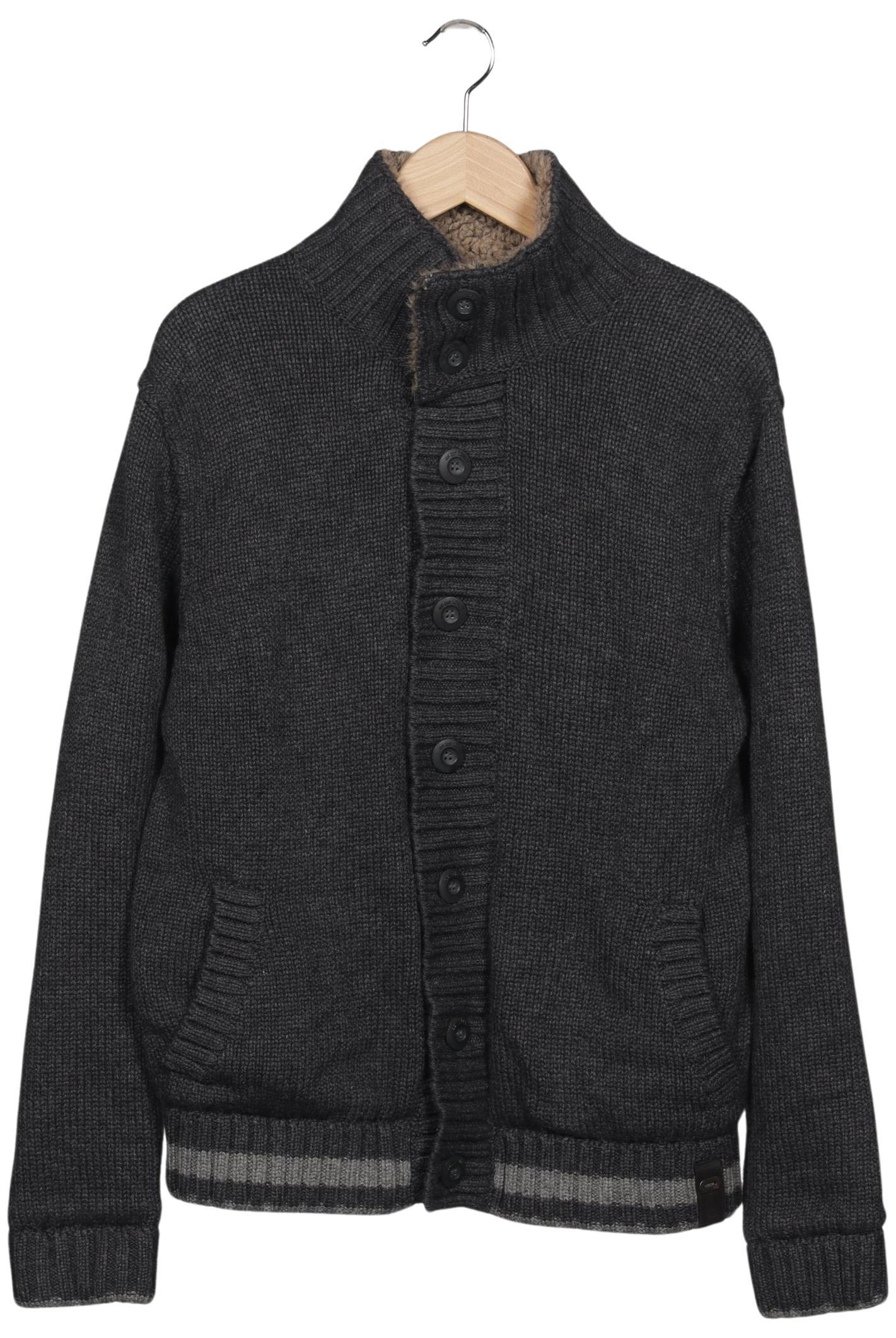 Thumbnail - QS by s.Oliver Herren Strickjacke, grau, Gr. 52