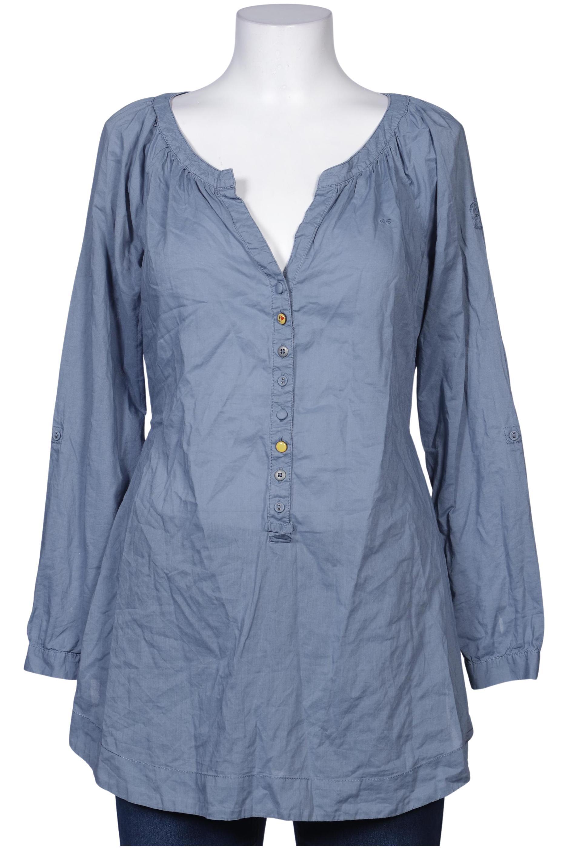 

QS by s.Oliver Damen Bluse, blau, Gr. 38