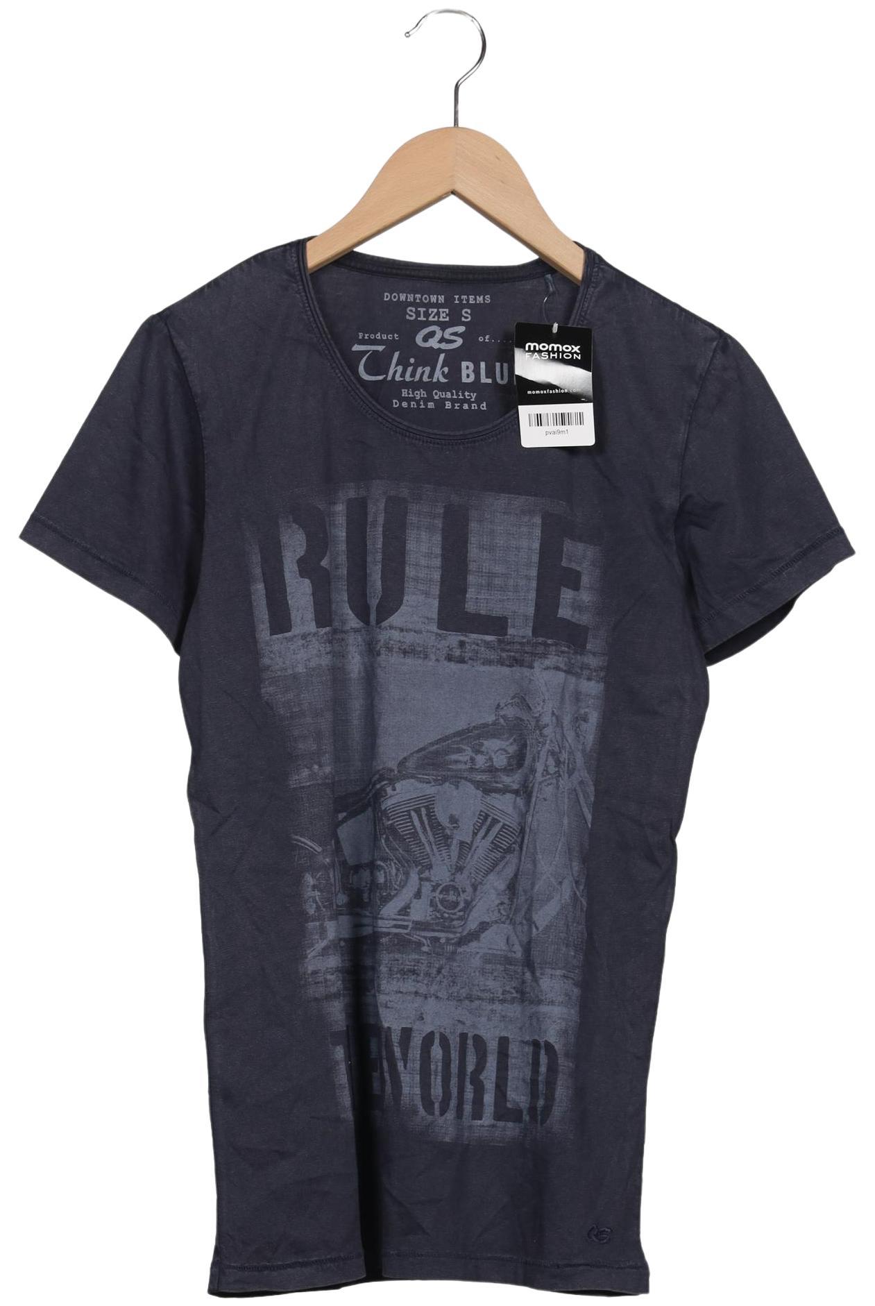 

QS by s.Oliver Herren T-Shirt, marineblau, Gr. 46