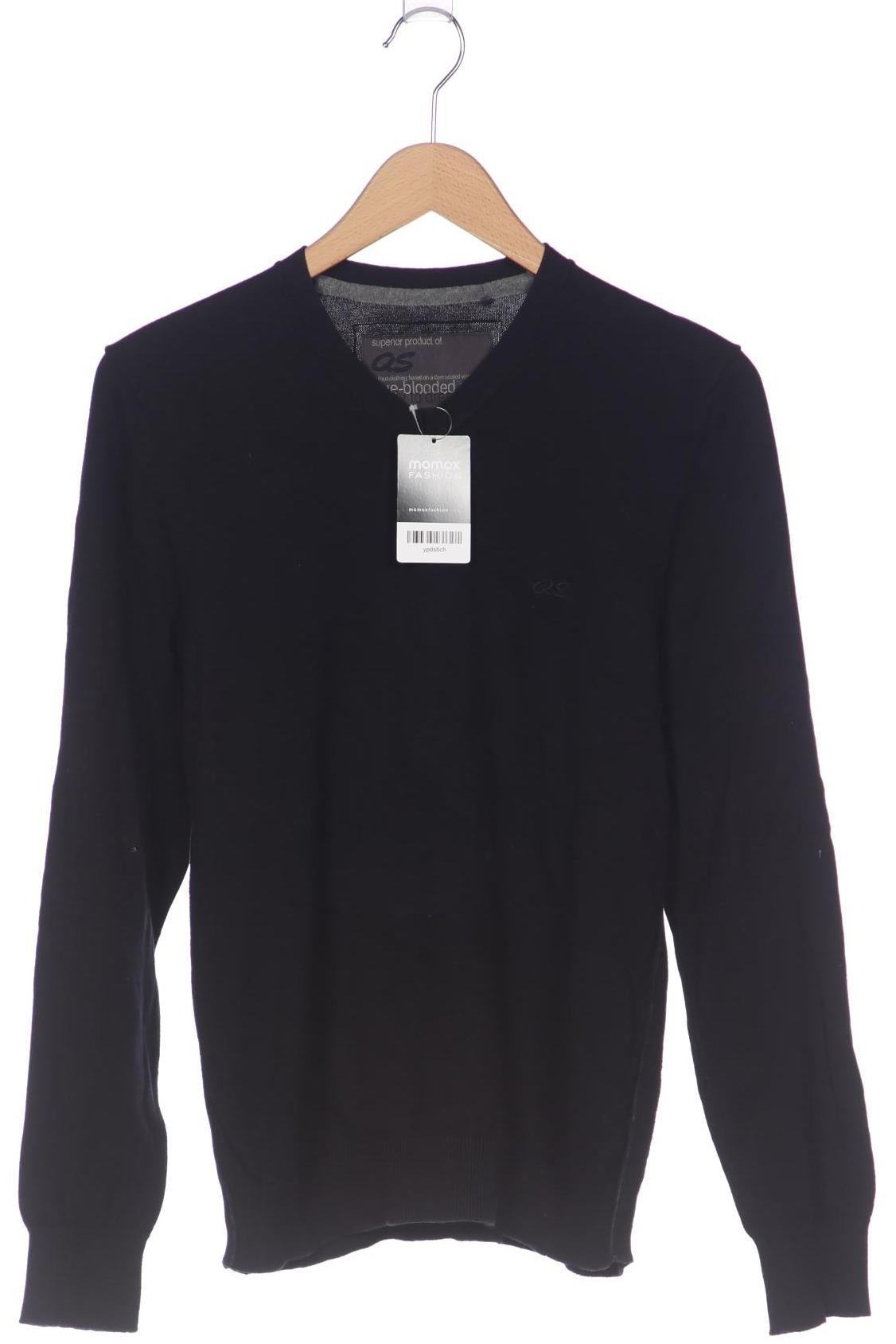 

QS by s.Oliver Herren Pullover, schwarz, Gr. 48