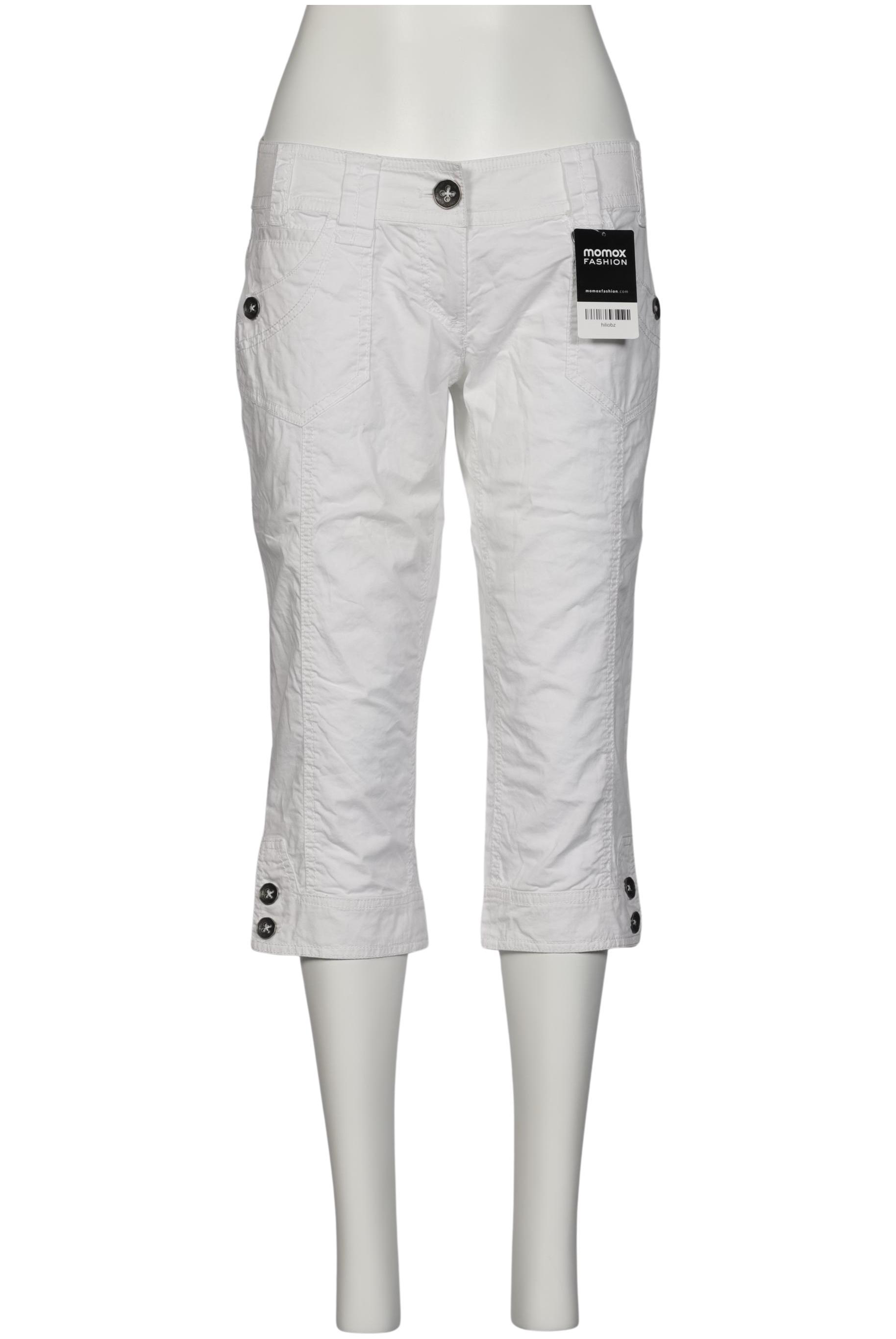 

QS by s.Oliver Damen Stoffhose, weiß, Gr. 36