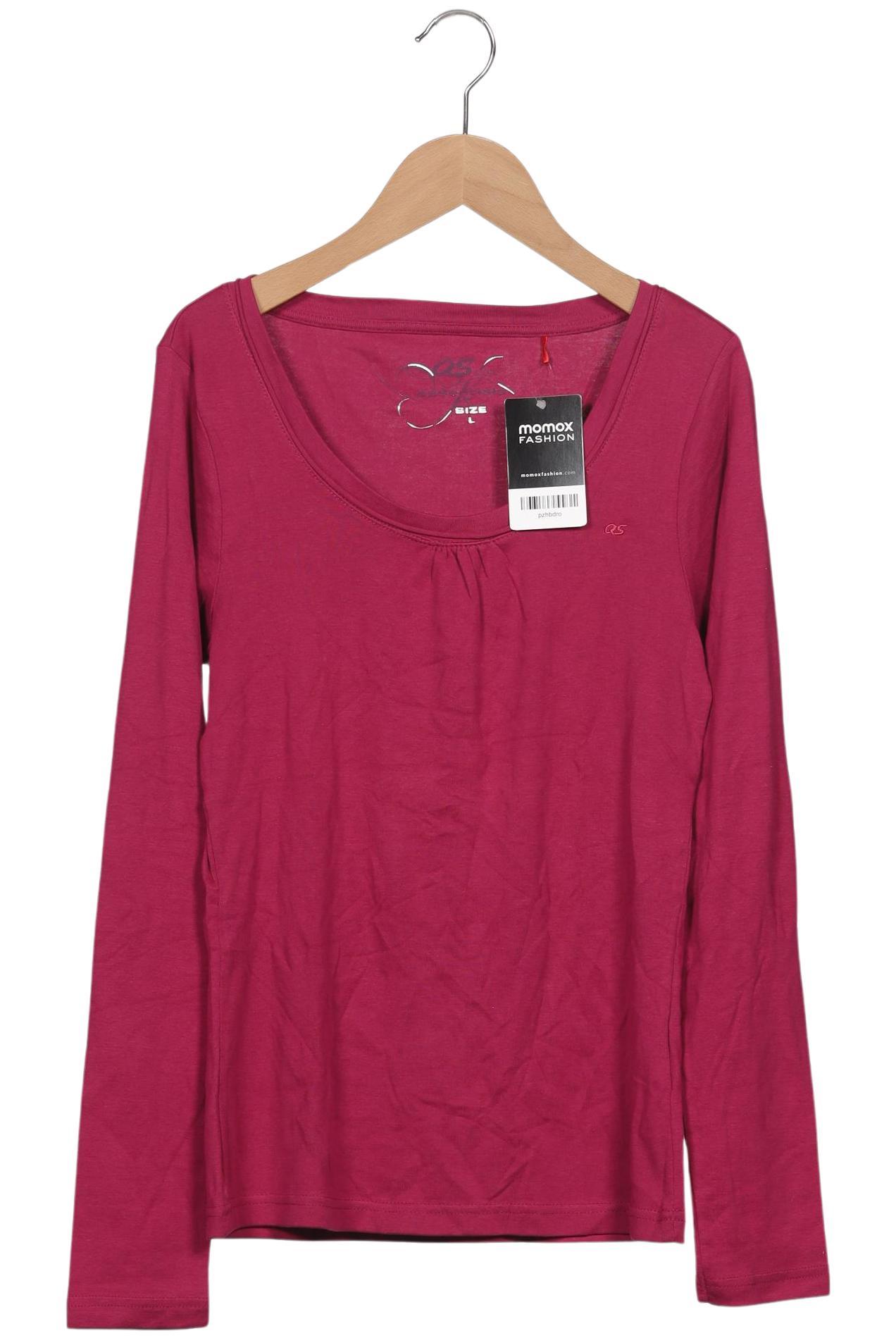 

QS by s.Oliver Damen Langarmshirt, pink, Gr. 42