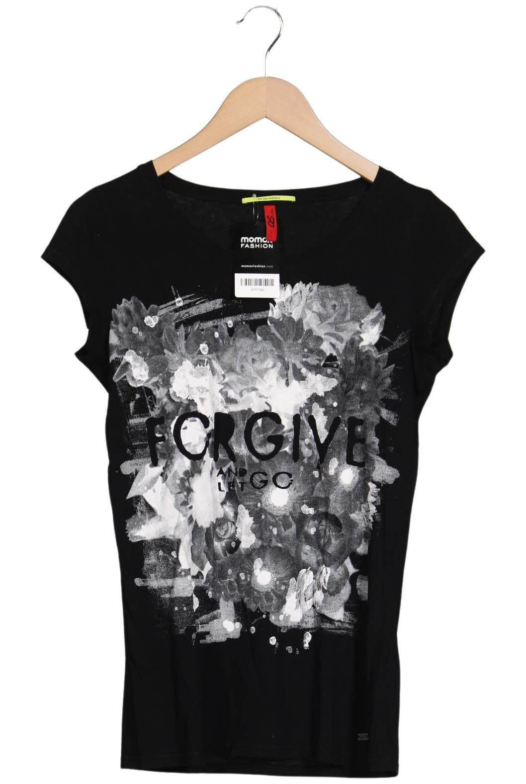 

QS by s.Oliver Damen T-Shirt, schwarz, Gr. 42