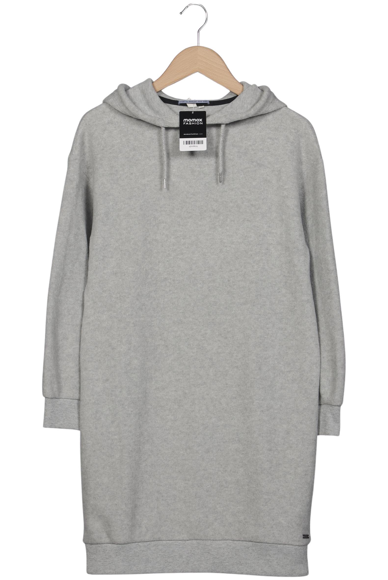 

QS by s.Oliver Damen Kapuzenpullover, grau, Gr. 34