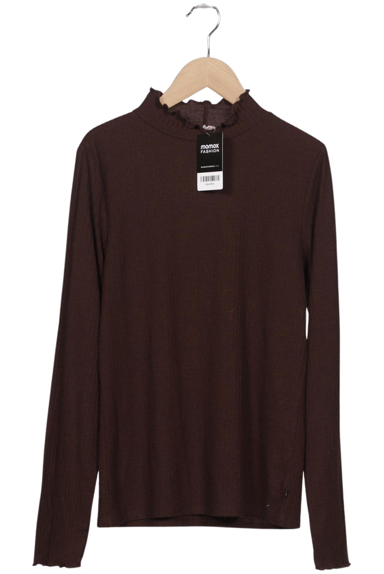 

QS by s.Oliver Damen Langarmshirt, braun, Gr. 42