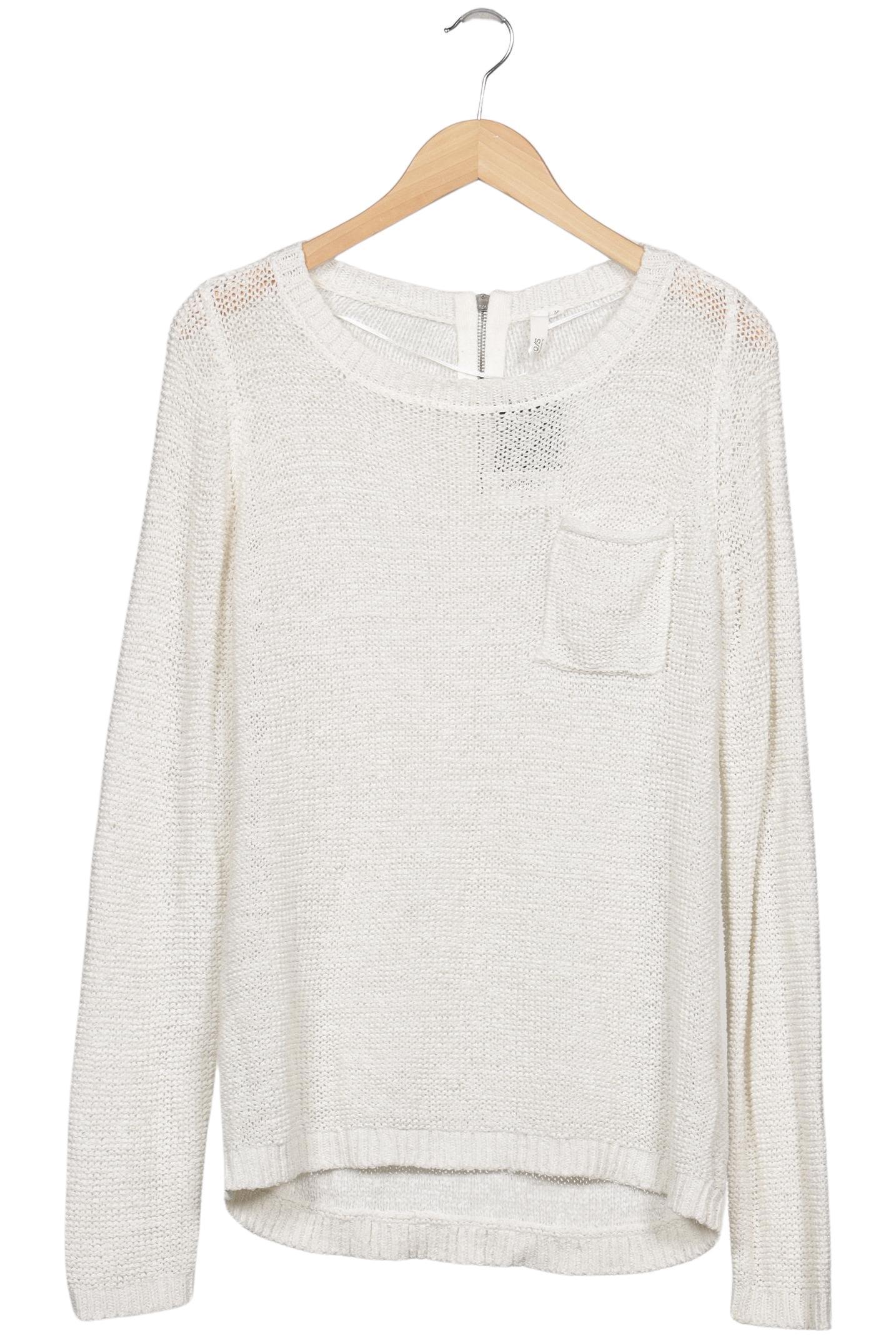 

QS by s.Oliver Damen Pullover, cremeweiß, Gr. 38