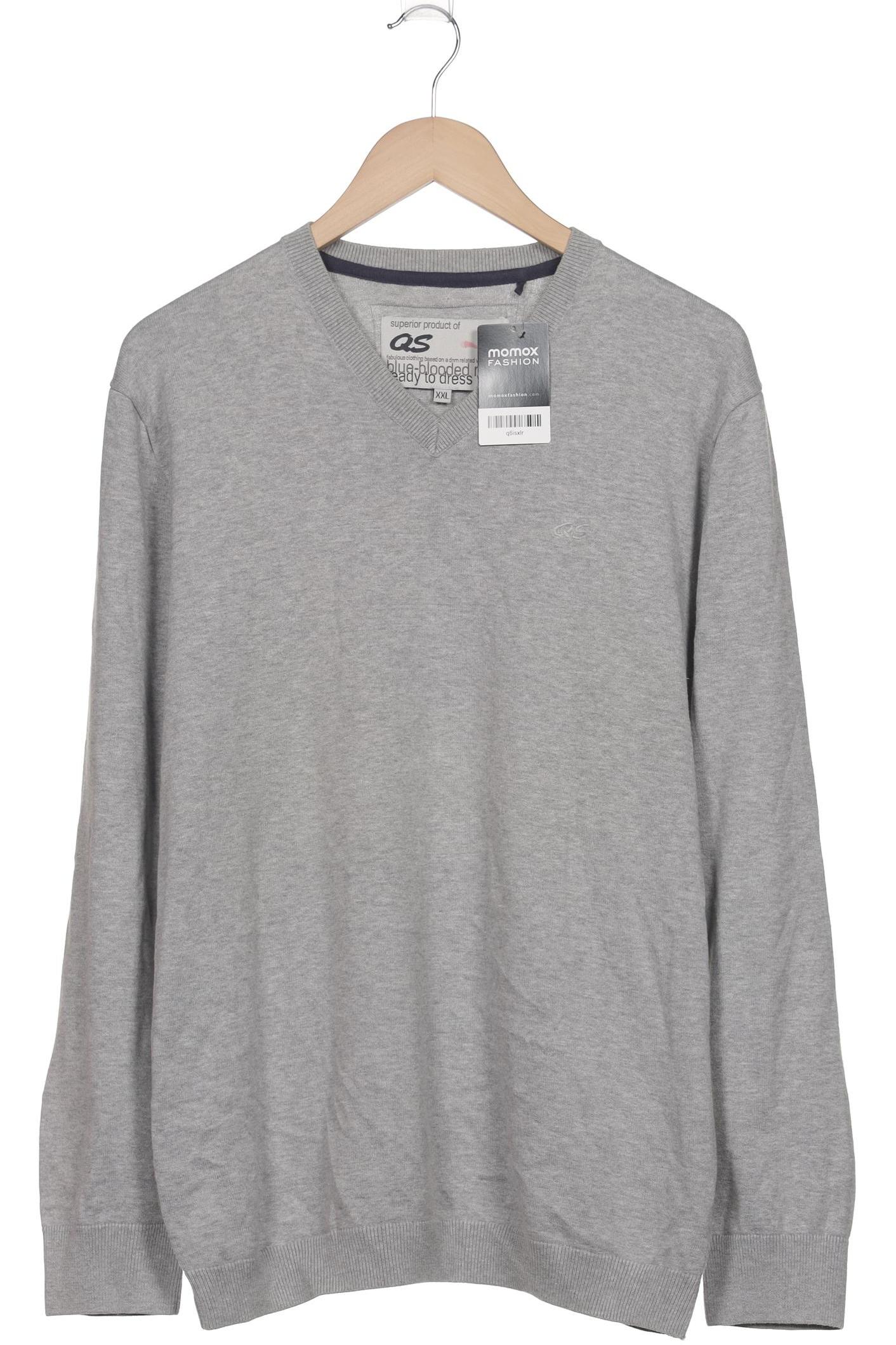 

QS by s.Oliver Herren Pullover, grau, Gr. 56