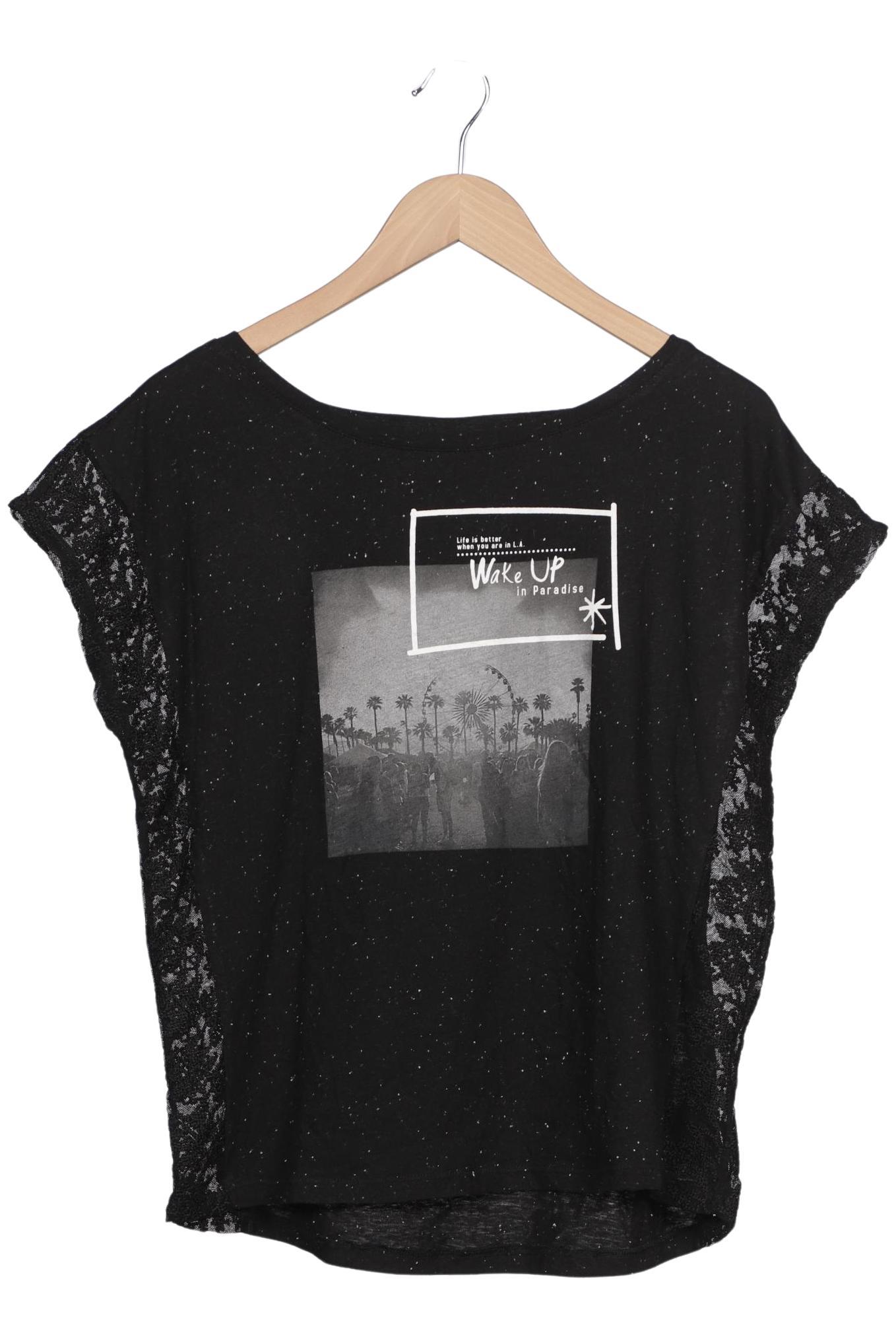 

QS by s.Oliver Damen T-Shirt, schwarz, Gr. 42