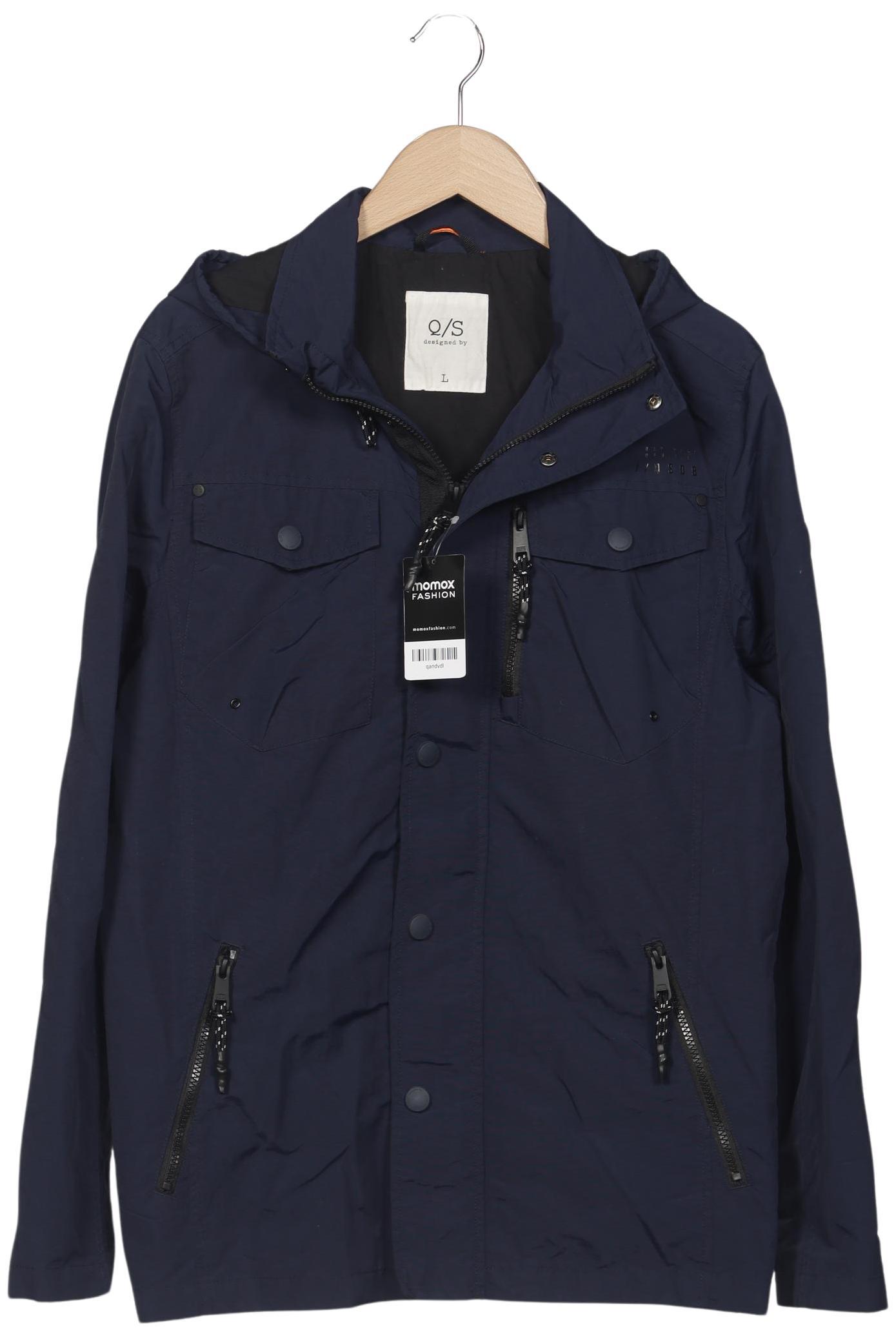 

QS by s.Oliver Damen Jacke, marineblau, Gr. 42