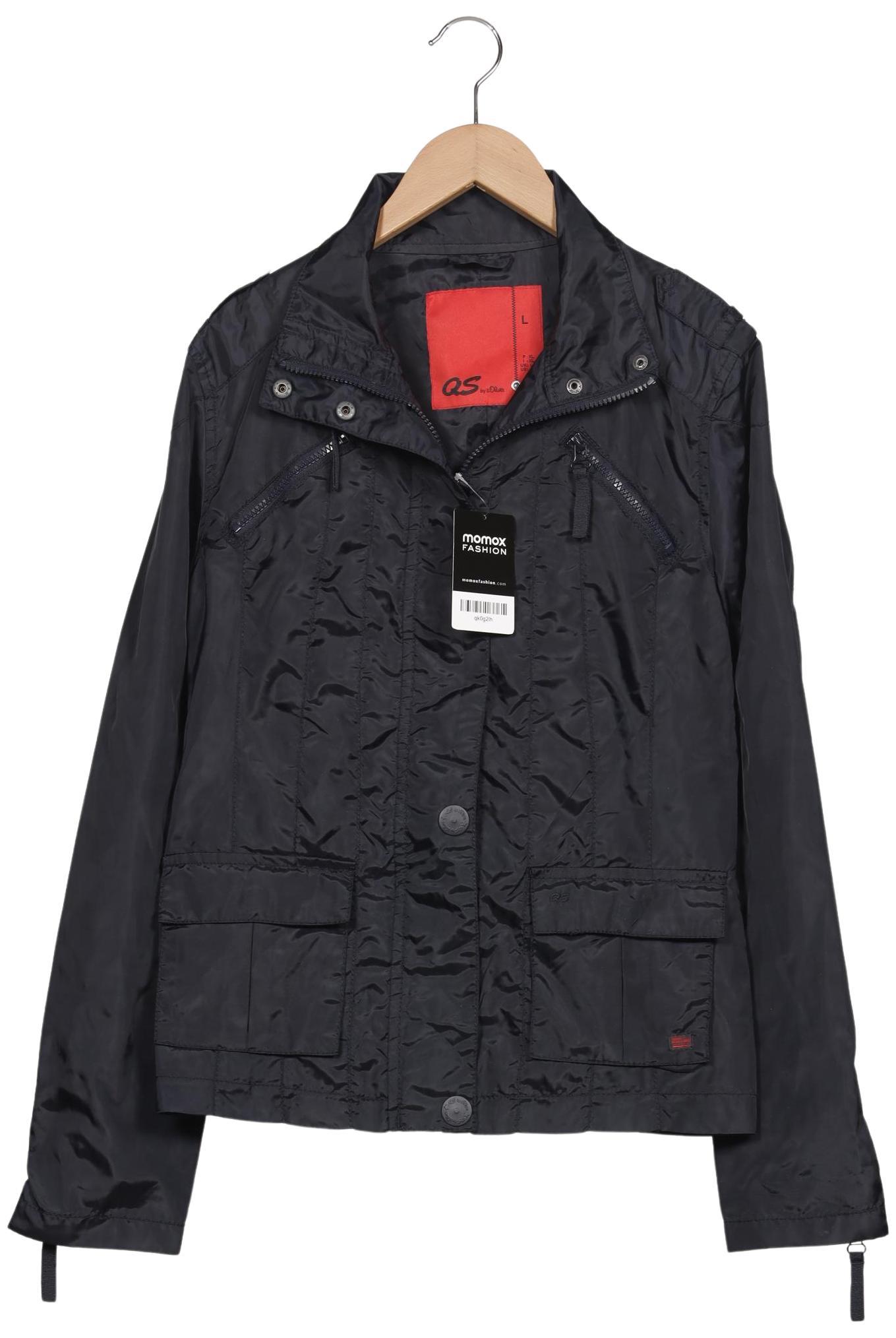 

QS by s.Oliver Damen Jacke, marineblau, Gr. 42