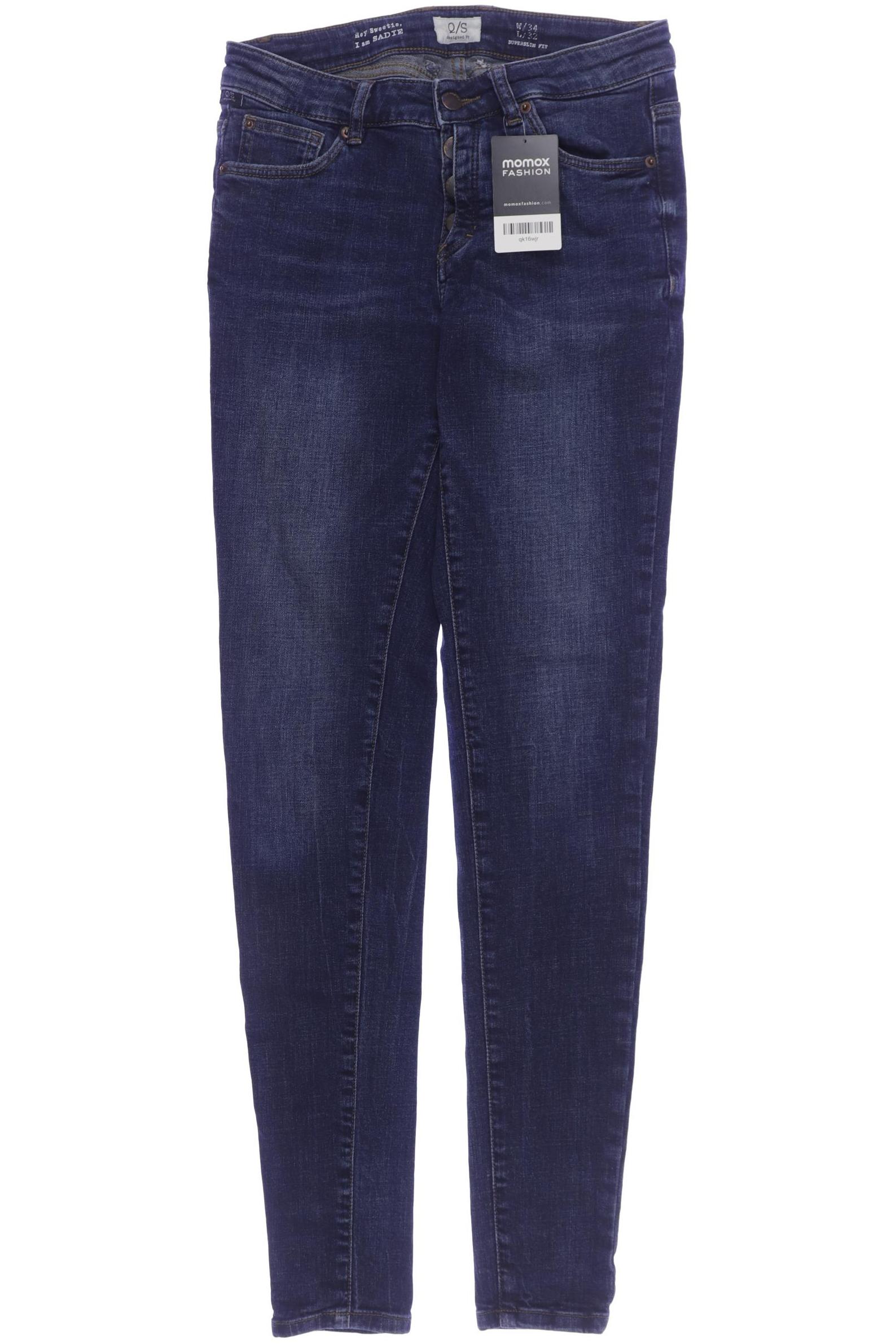 

QS by s.Oliver Damen Jeans, marineblau, Gr. 34