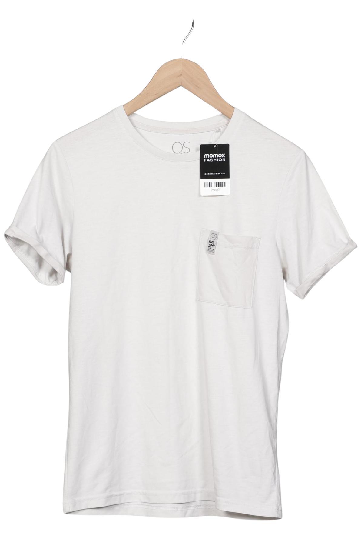 

QS by s.Oliver Herren T-Shirt, cremeweiß, Gr. 48