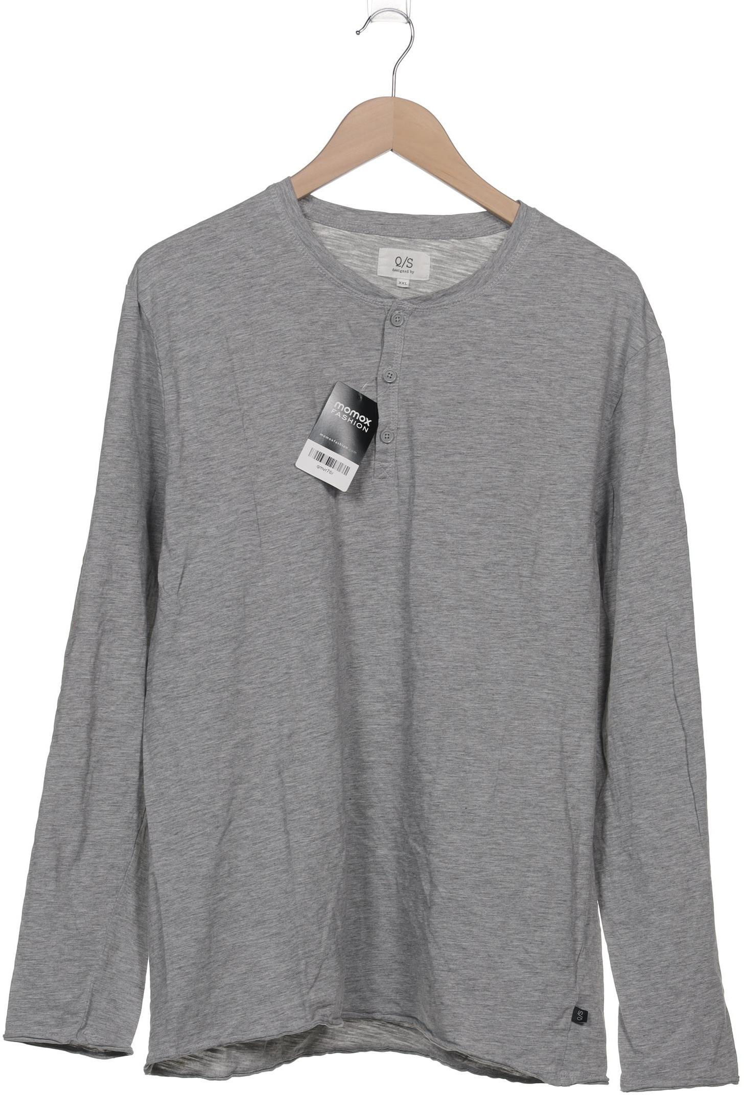 

QS by s.Oliver Herren Langarmshirt, grau, Gr. 56