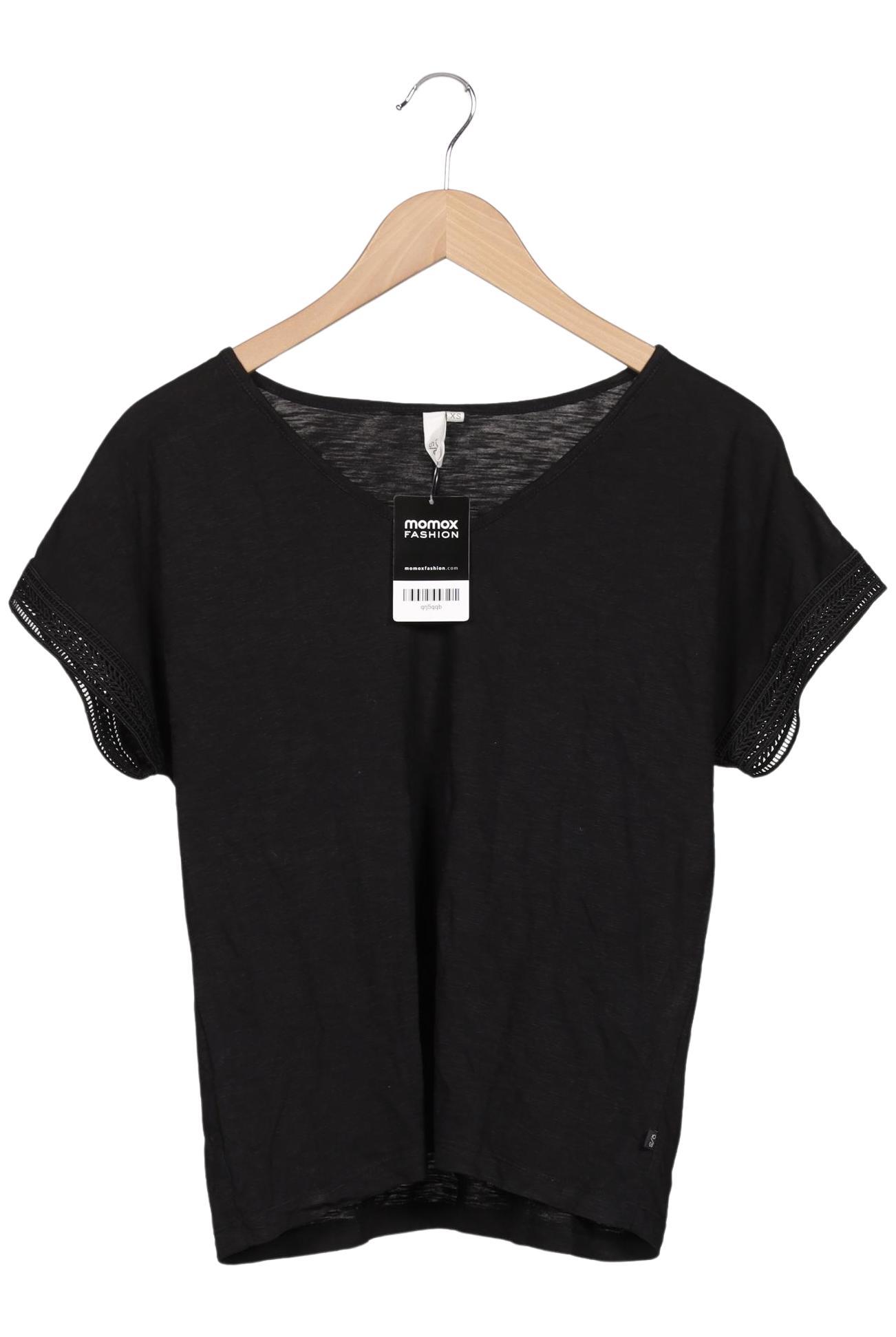 Thumbnail - QS by s.Oliver Damen T-Shirt, schwarz, Gr. 34