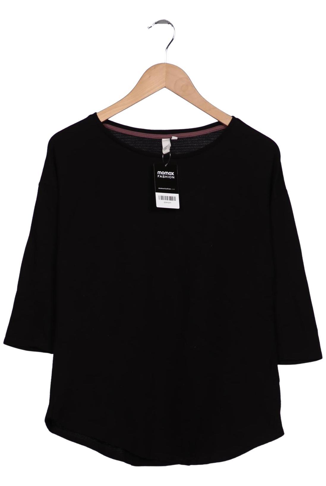 

QS by s.Oliver Damen Langarmshirt, schwarz, Gr. 36