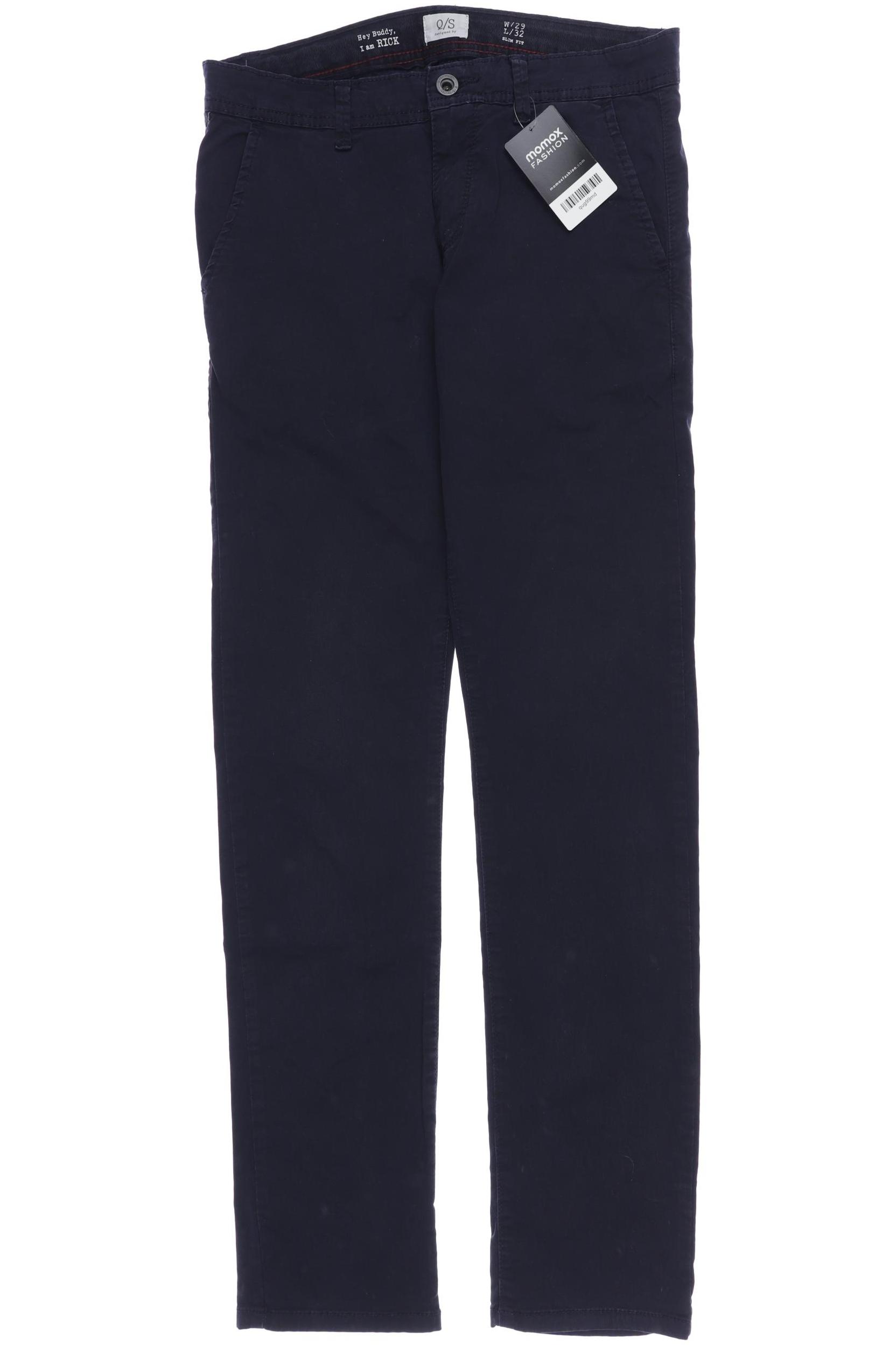 

QS by s.Oliver Herren Stoffhose, marineblau, Gr. 29