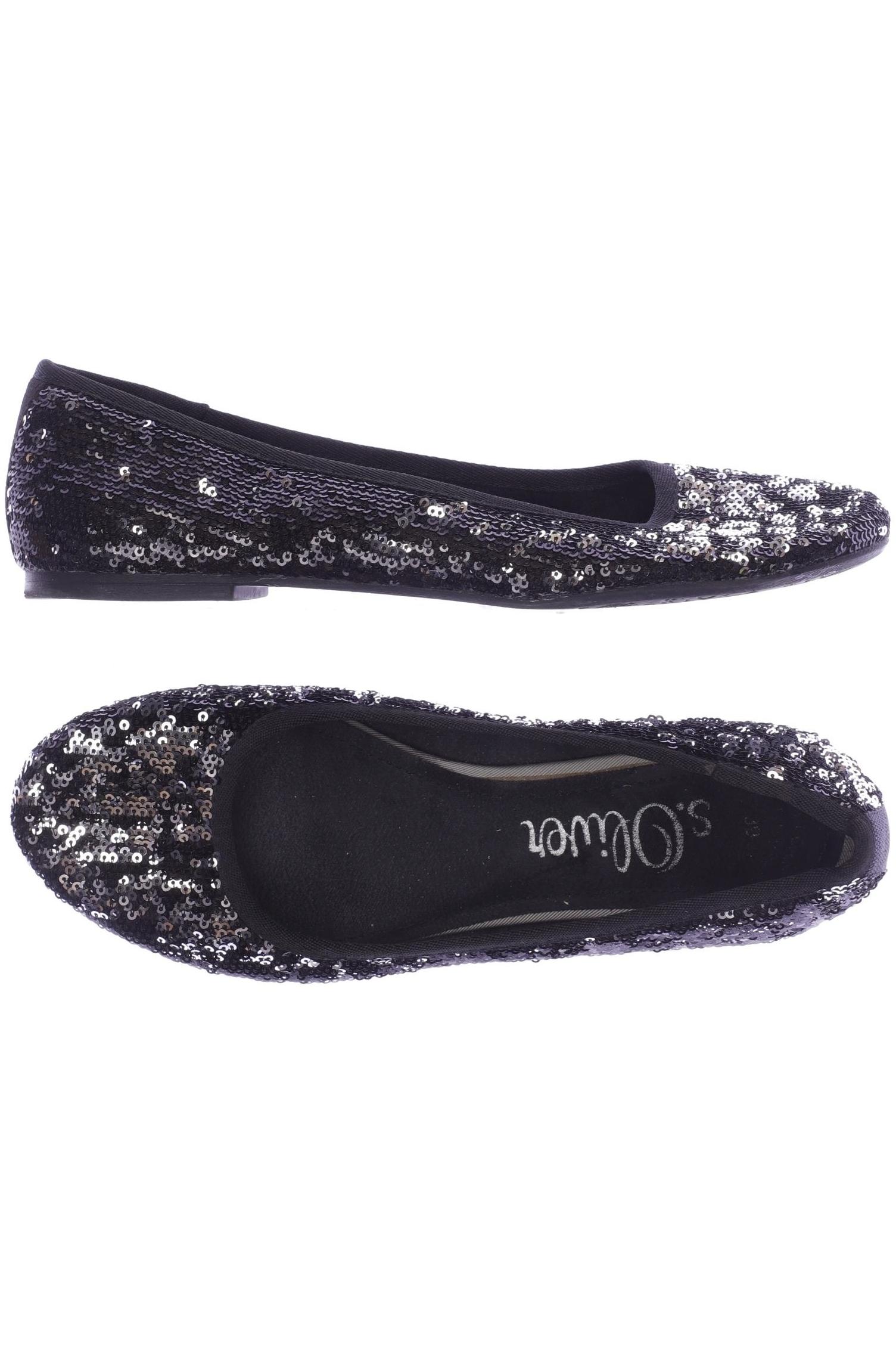 

QS by s.Oliver Damen Ballerinas, schwarz, Gr. 39