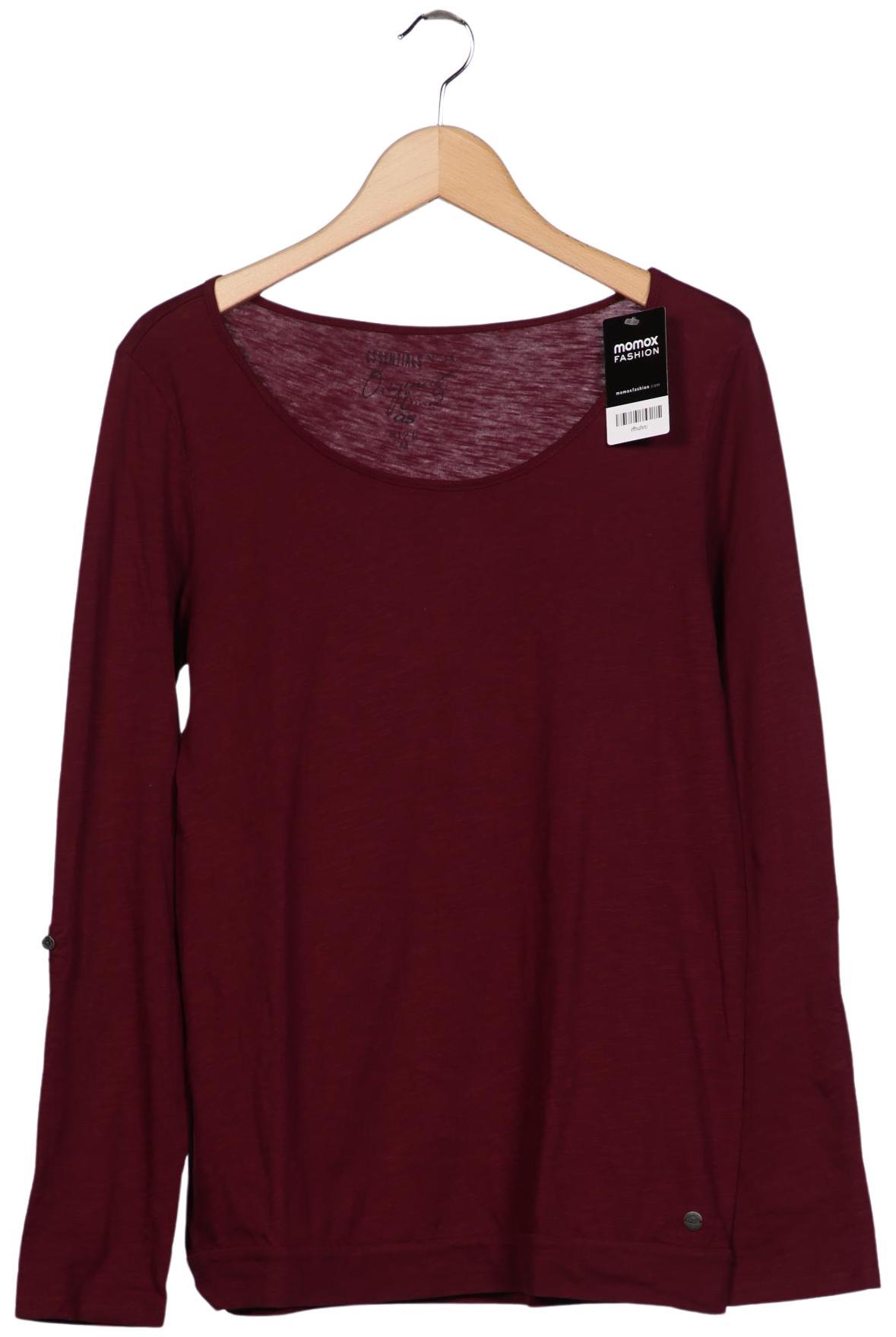 

QS by s.Oliver Damen Langarmshirt, bordeaux, Gr. 38