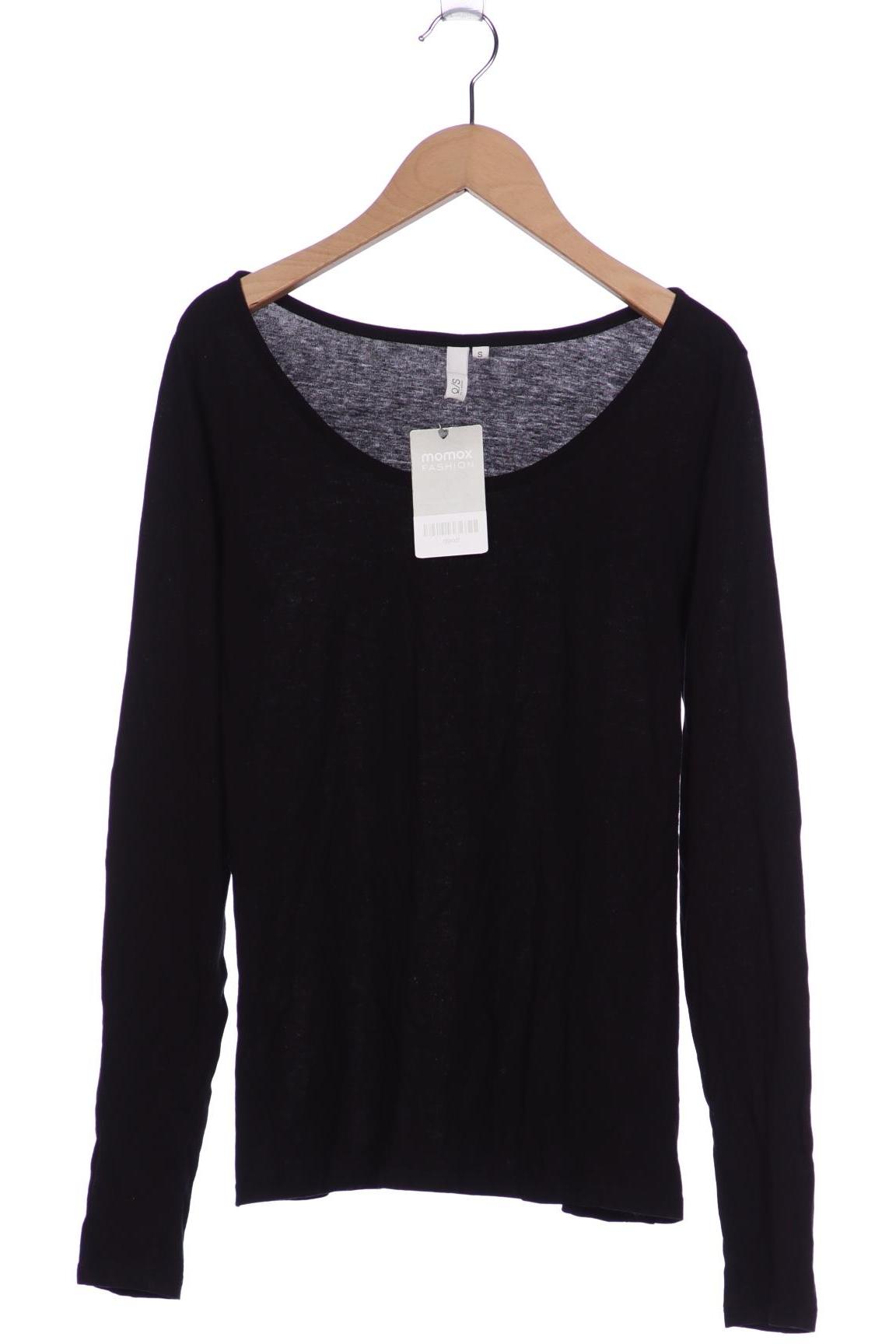 

QS by s.Oliver Damen Langarmshirt, schwarz, Gr. 36