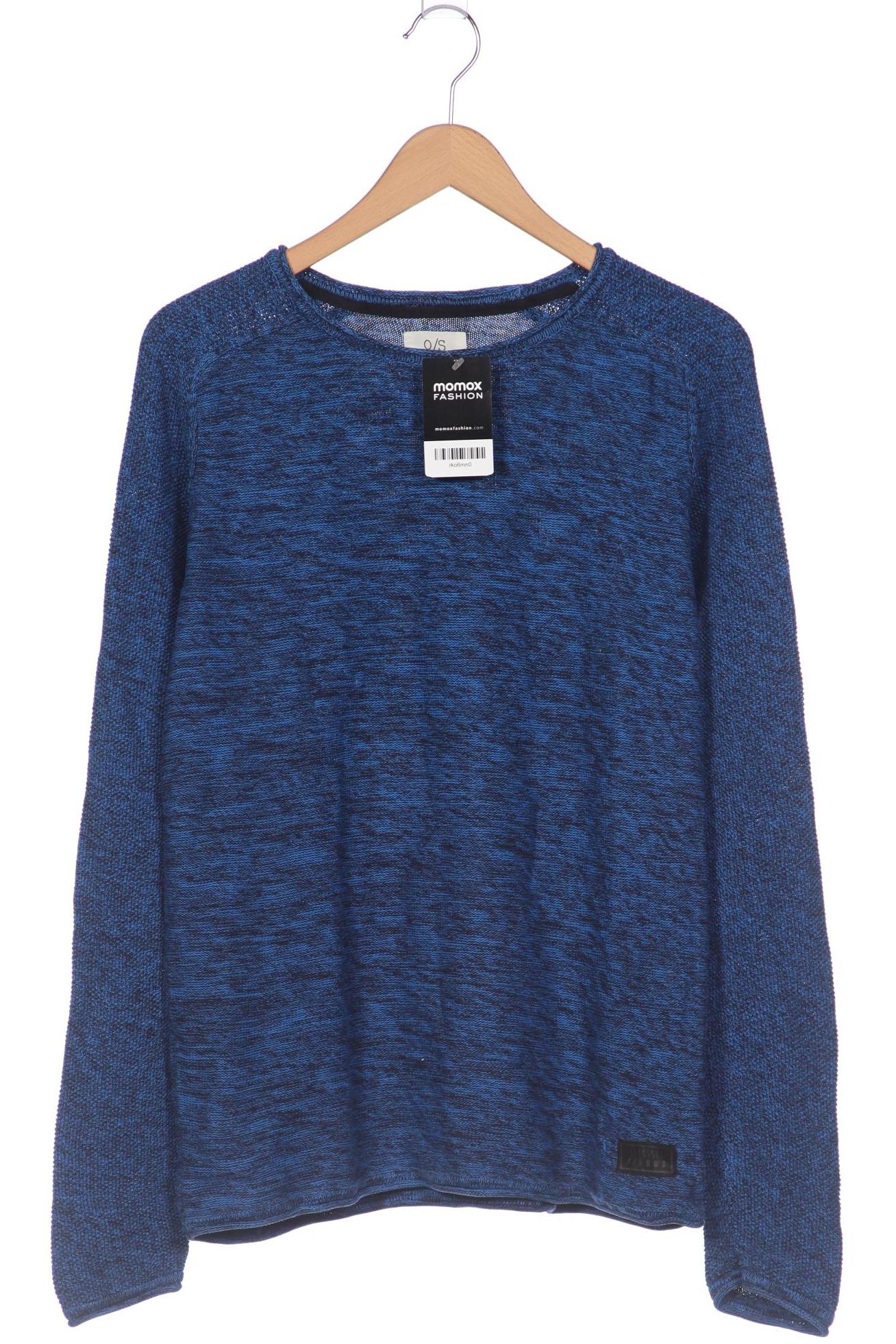 

QS by s.Oliver Herren Pullover, blau, Gr. 48