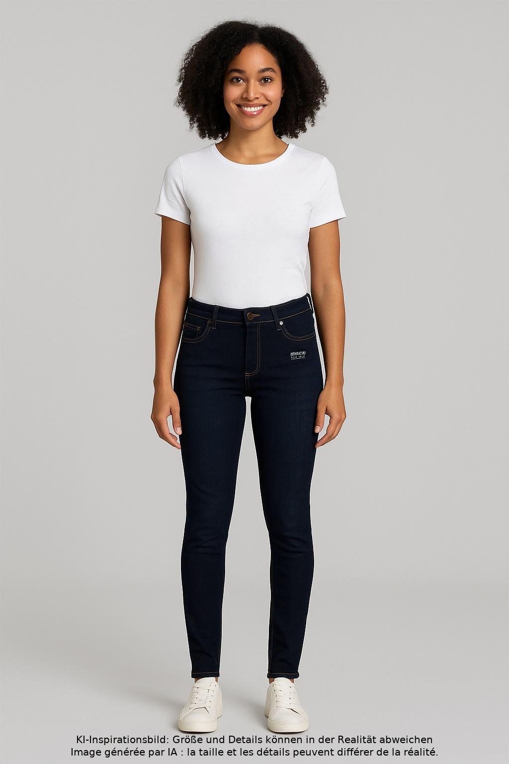 

QS by s.Oliver Damen Jeans, marineblau, Gr. 36