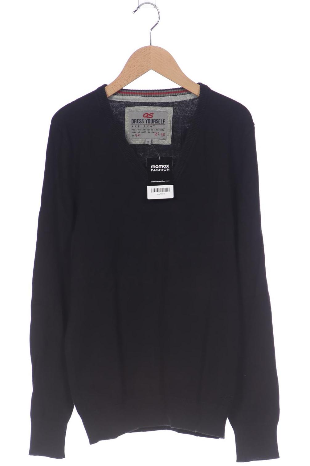 Thumbnail - QS by s.Oliver Herren Pullover, schwarz, Gr. 46