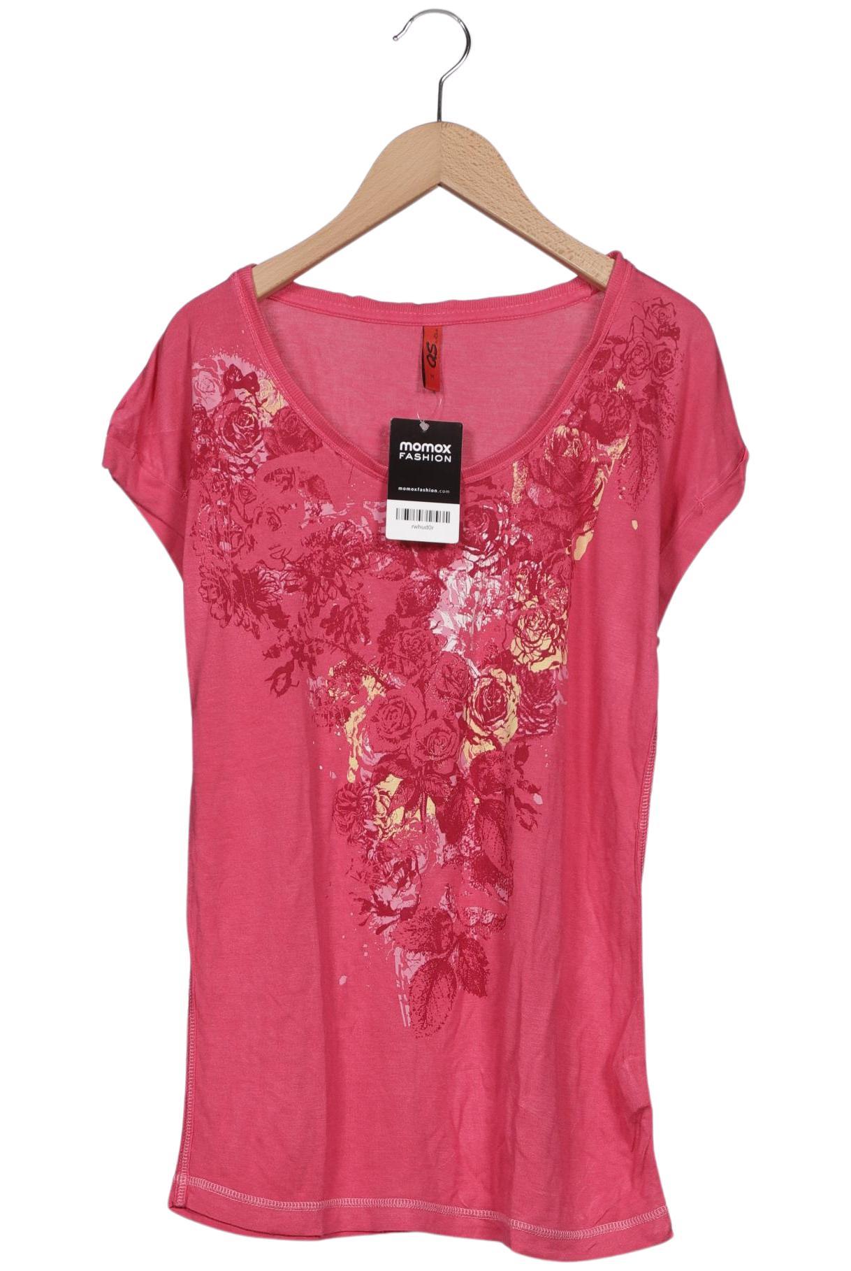 

QS by s.Oliver Damen T-Shirt, pink, Gr. 38