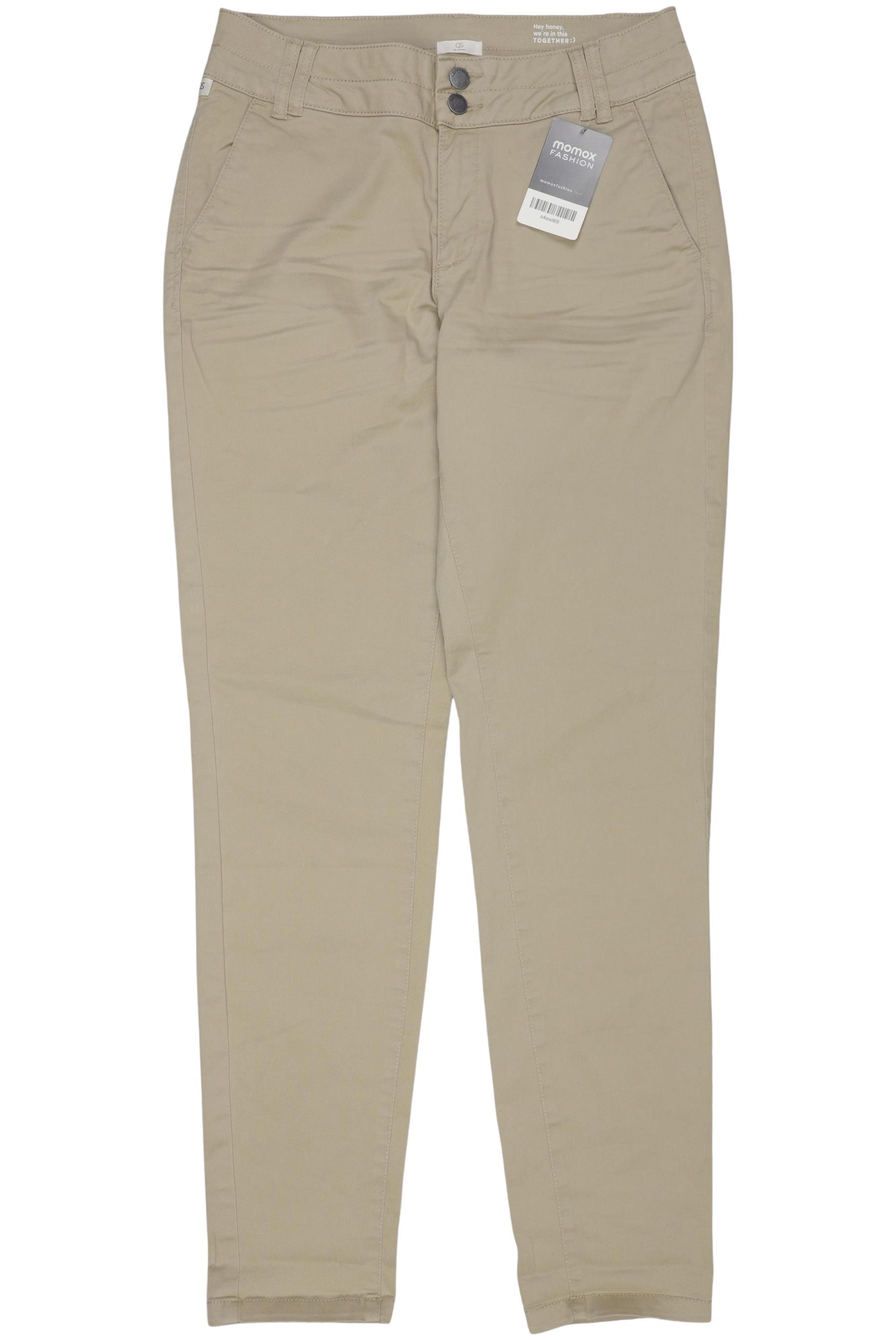 

QS by s.Oliver Damen Stoffhose, beige, Gr. 34