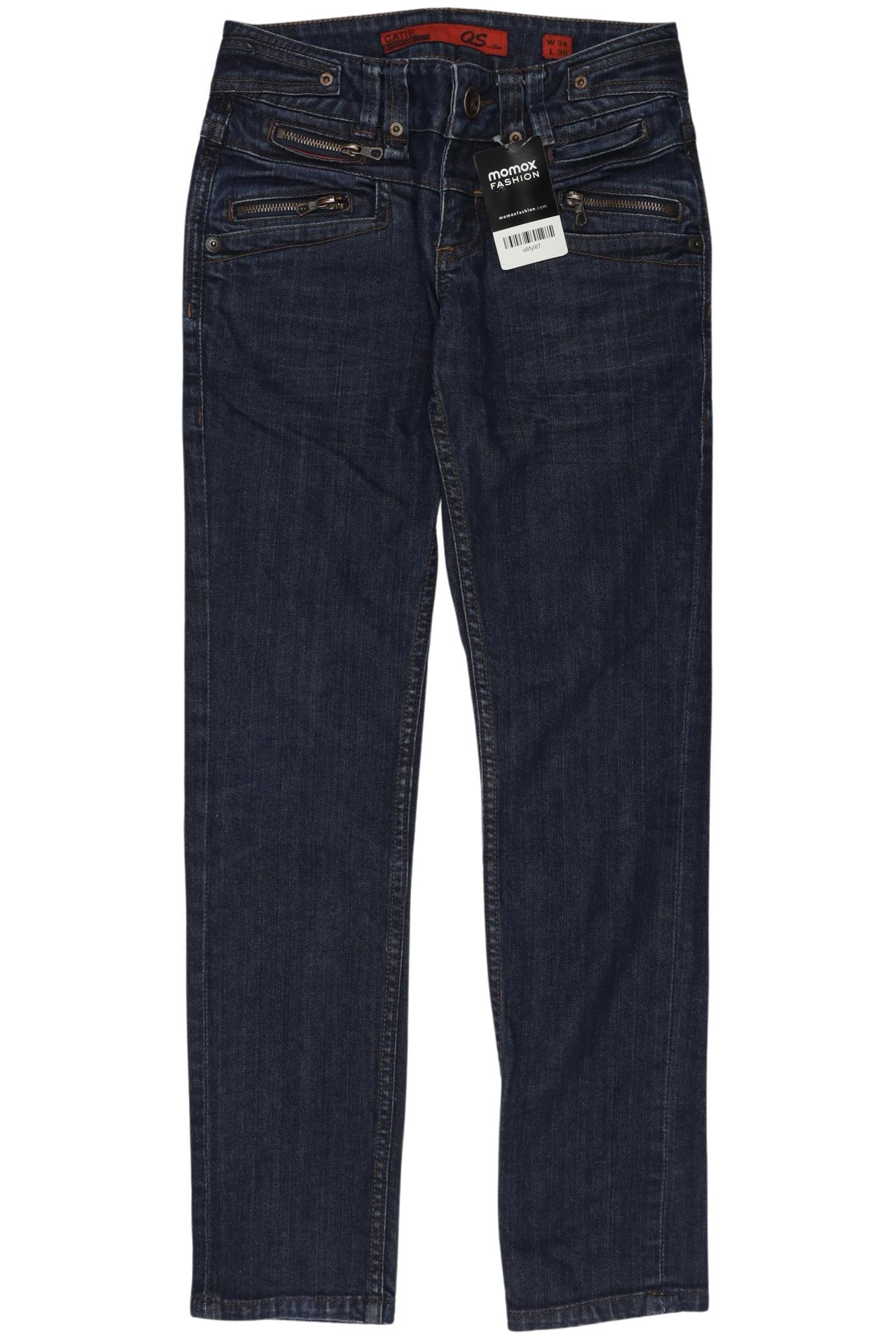 

QS by s.Oliver Damen Jeans, marineblau, Gr. 34